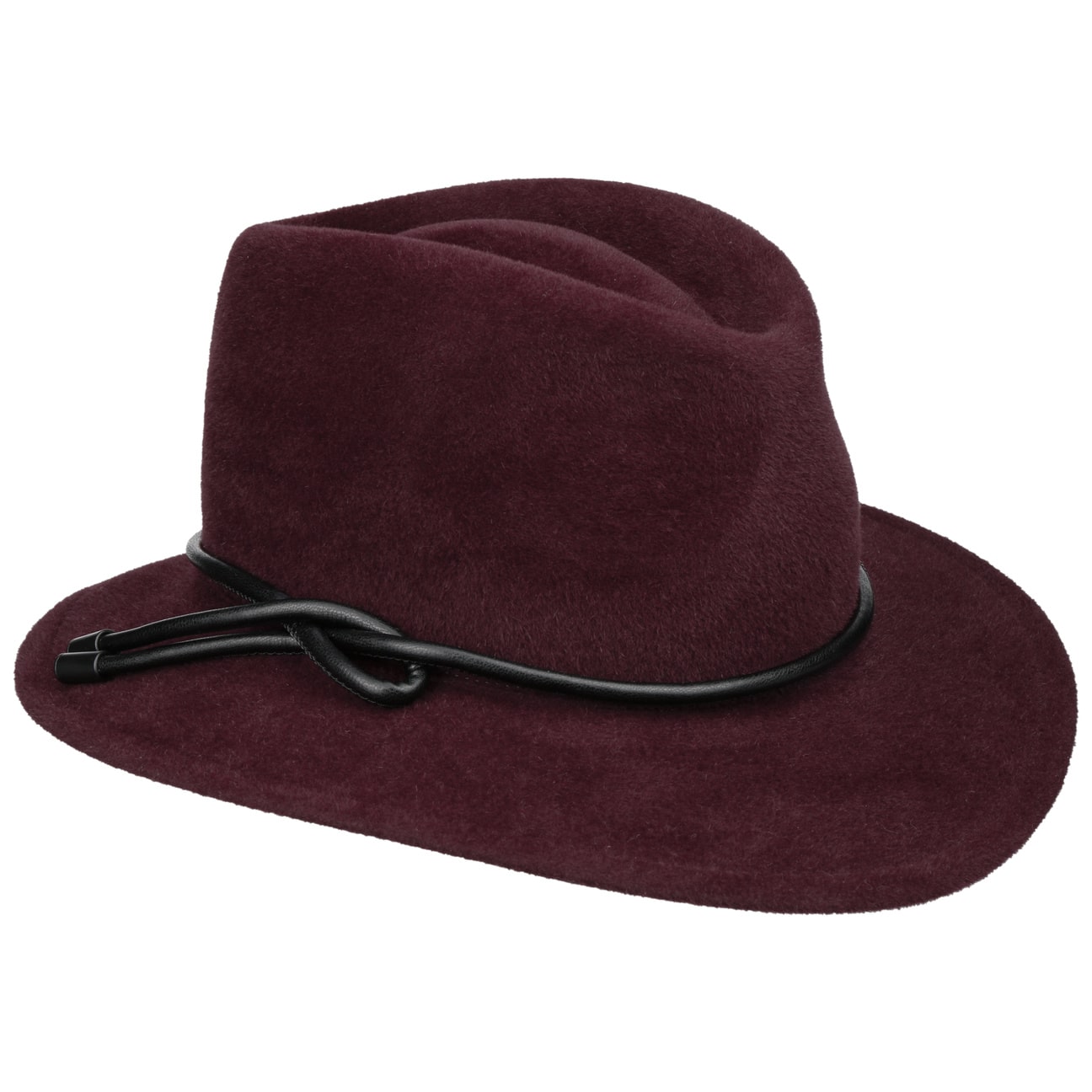 Mayser Pita Fur Felt Hat for Women & Men - Classic Fedora Style Winter Hat for Outdoor Activities, Travel & Fashion