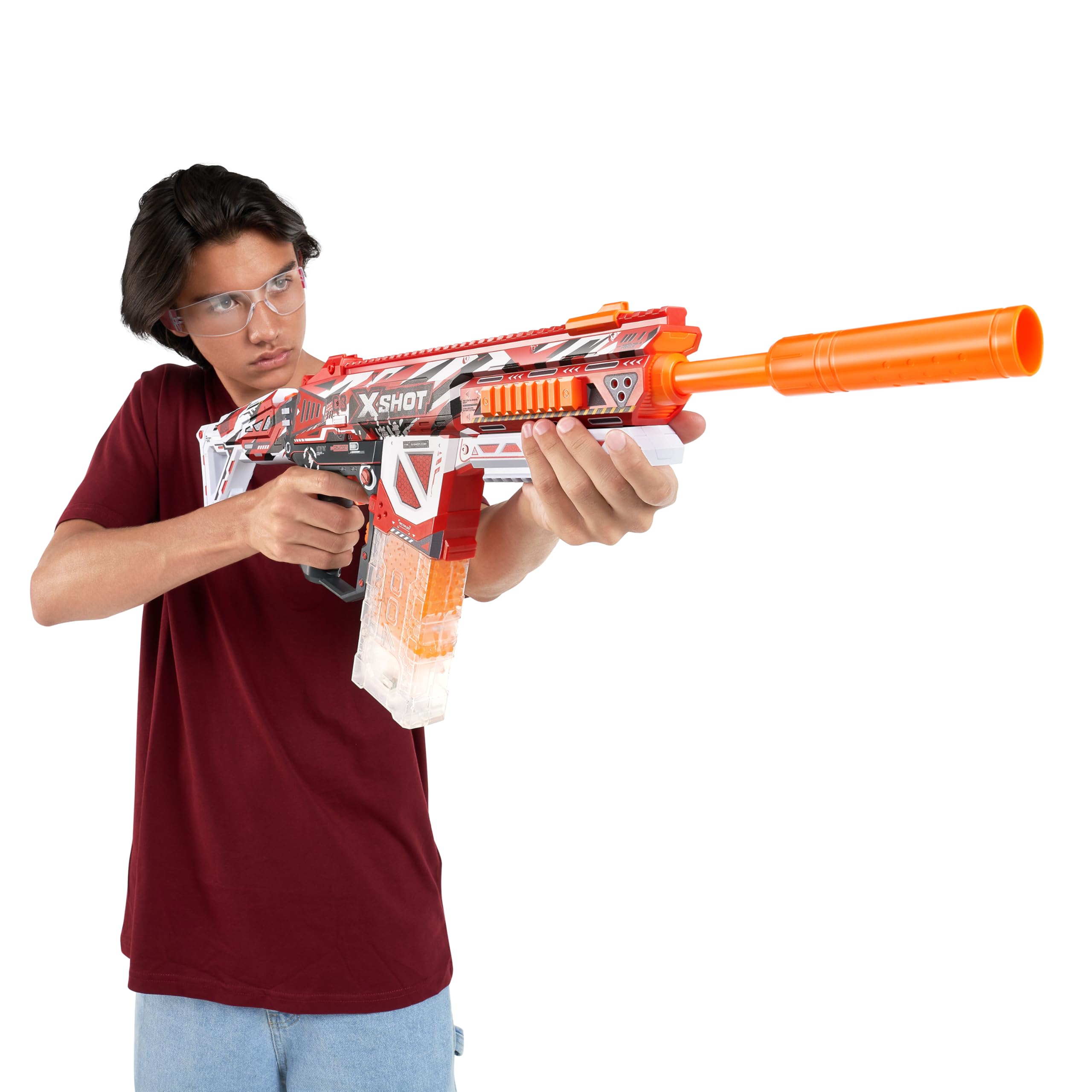 X-Shot Gel Blaster Assault Rifle (36620) - High Performance Gel Ball Blaster Toy for Outdoor Games, Team Battles & Target Practice - Perfect for Nerf Wars, Backyard Fun & Tactical Training