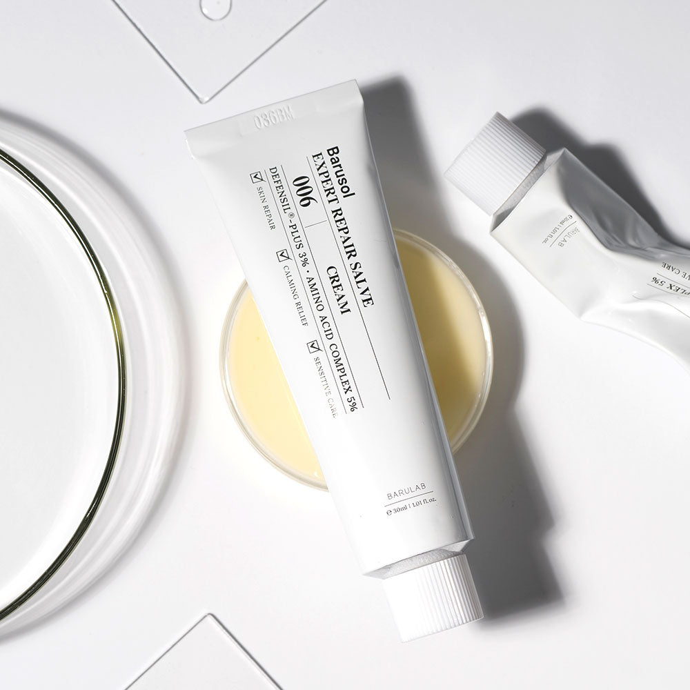 BARULAB Barusol Expert Repair Salve Cream 30ml - Intensive Healing Balm for Dry, Cracked Skin - Perfect for Hand Care, Foot Treatment & Minor Skin Irritations