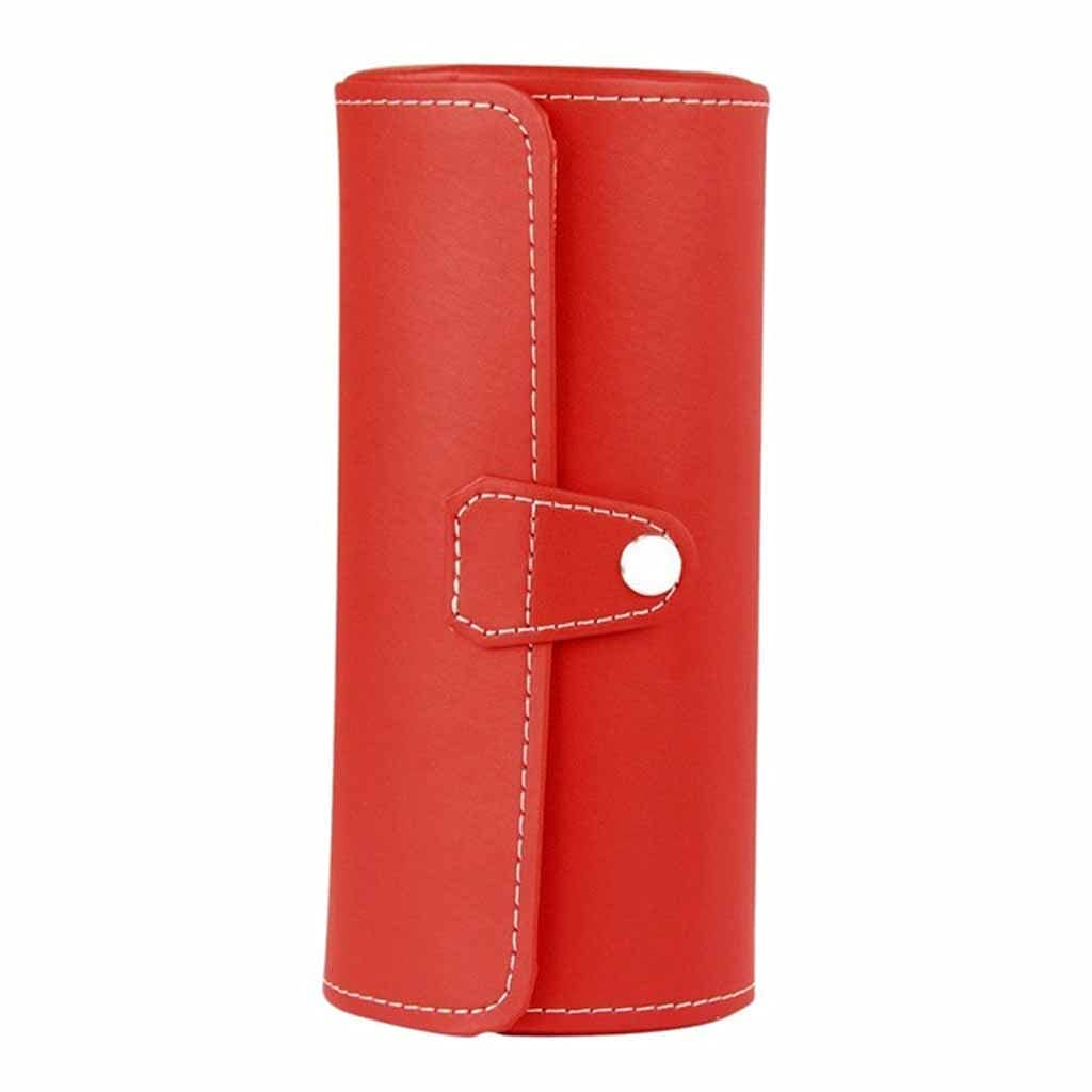 Premium PU Leather Watch Display Case - 3 Slot Wristwatch Jewelry Storage Box for Travel, Gift & Collection (Color B) | Perfect for Watch Enthusiasts, Jewelry Organizers & Luxury Gift Packaging