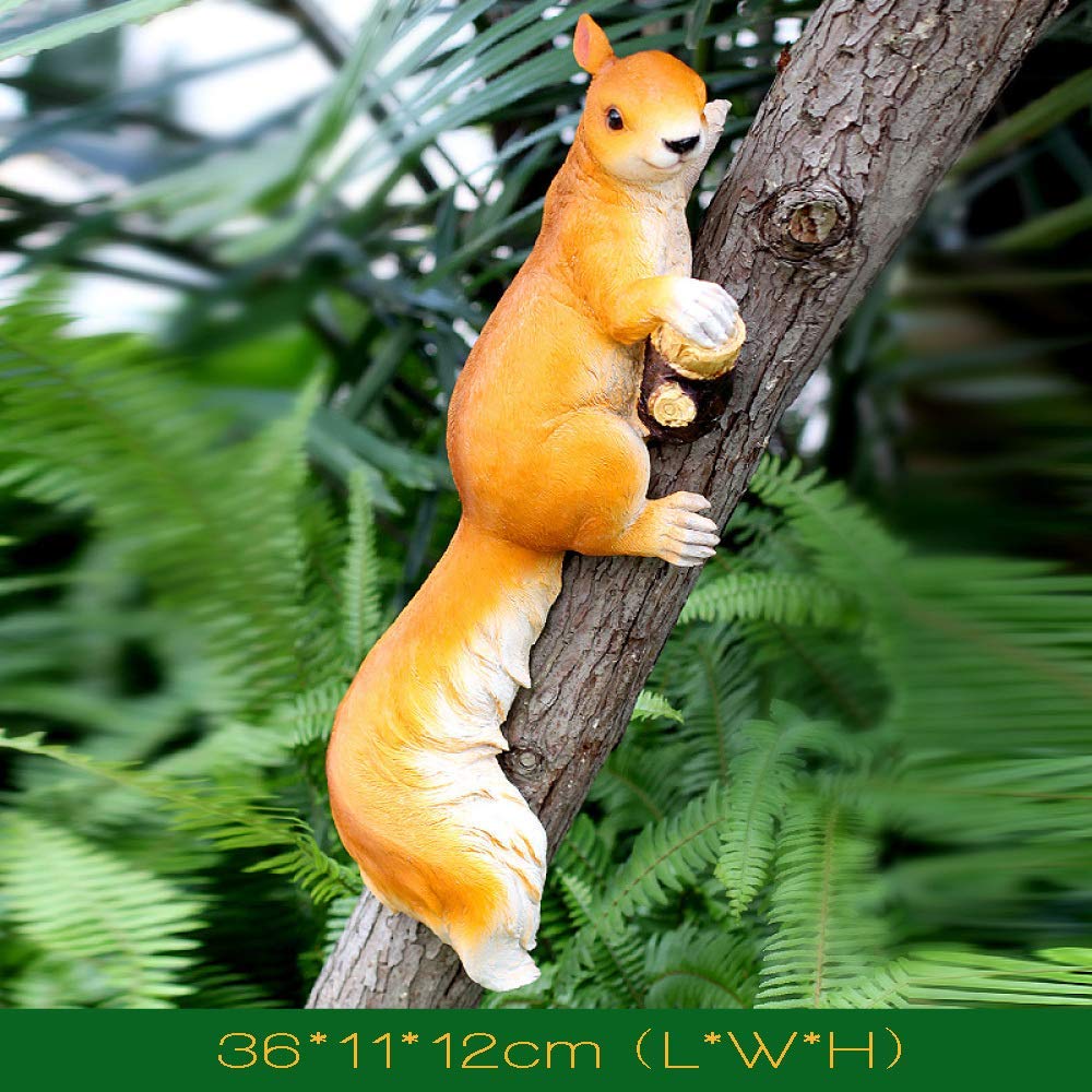 LIUSHI Artificial Squirrel Garden Decoration - 14.2