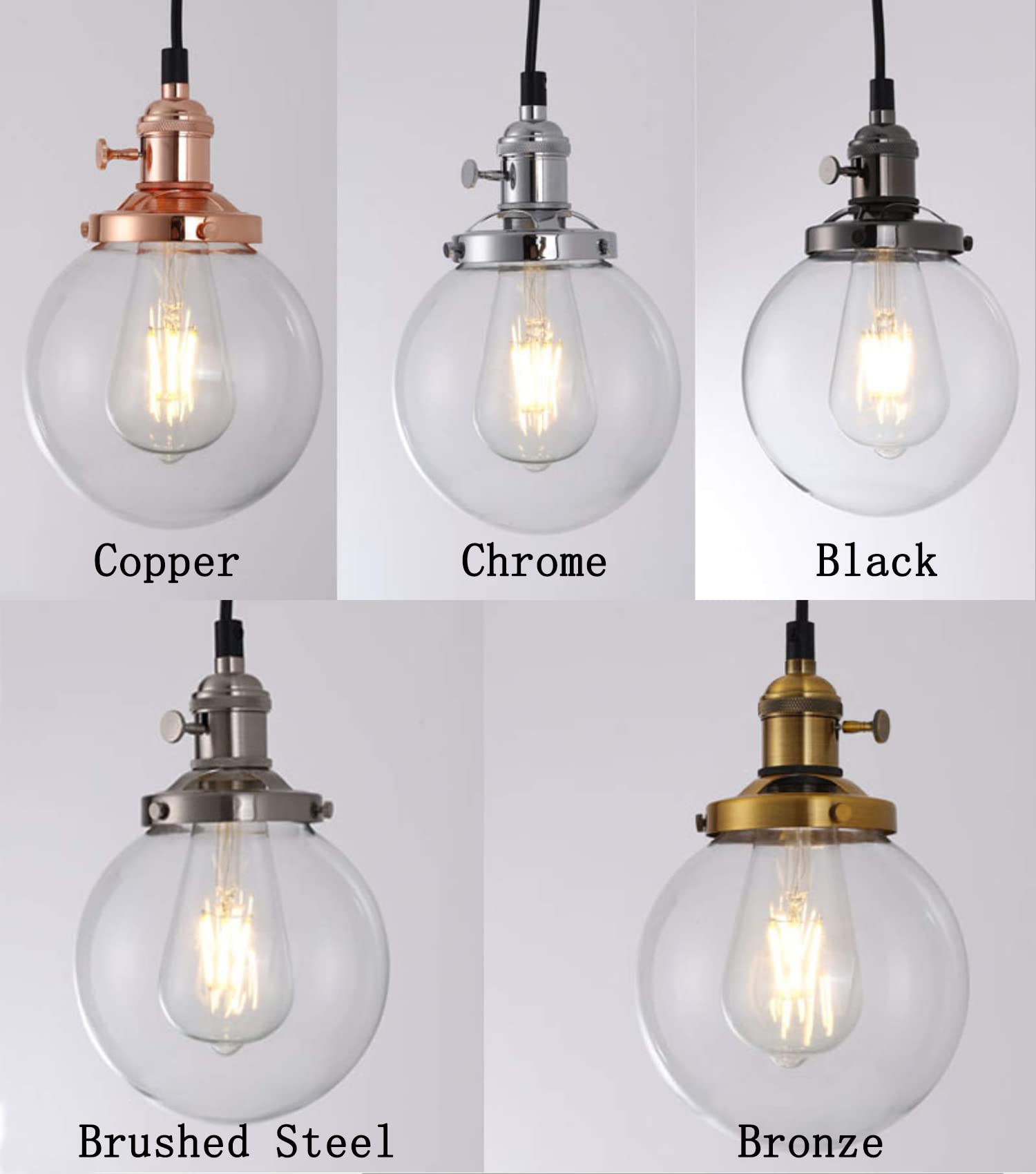 Vintage Industrial Pendant Light Fixture - Kiven 3-Light 31.5