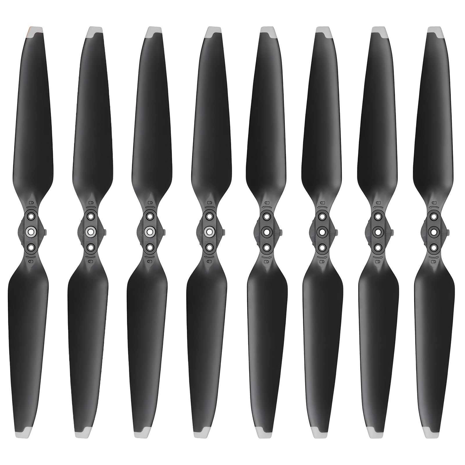**DJI Air 3S/Air 3 Replacement Propellers - Low Noise Drone Prop Blades (8PCS) - Compatible with DJI Mavic Air 3/Air 3S - Silver Tips - Perfect for Aerial Photography & Smooth Flight**