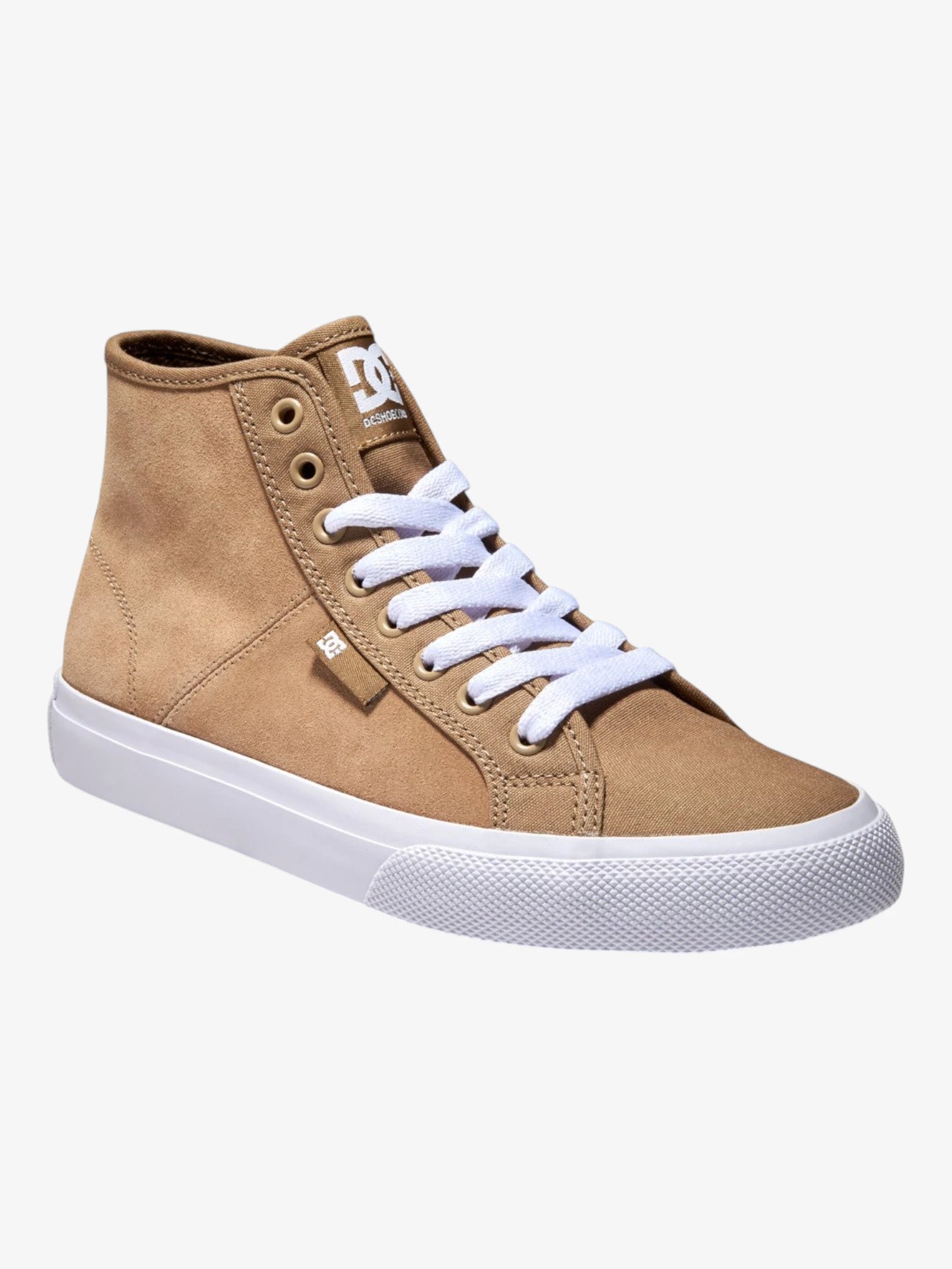 DC Manual Hi SD Women's Brown Skate Shoes - Casual Sneakers for Skateboarding, Streetwear & Everyday Comfort