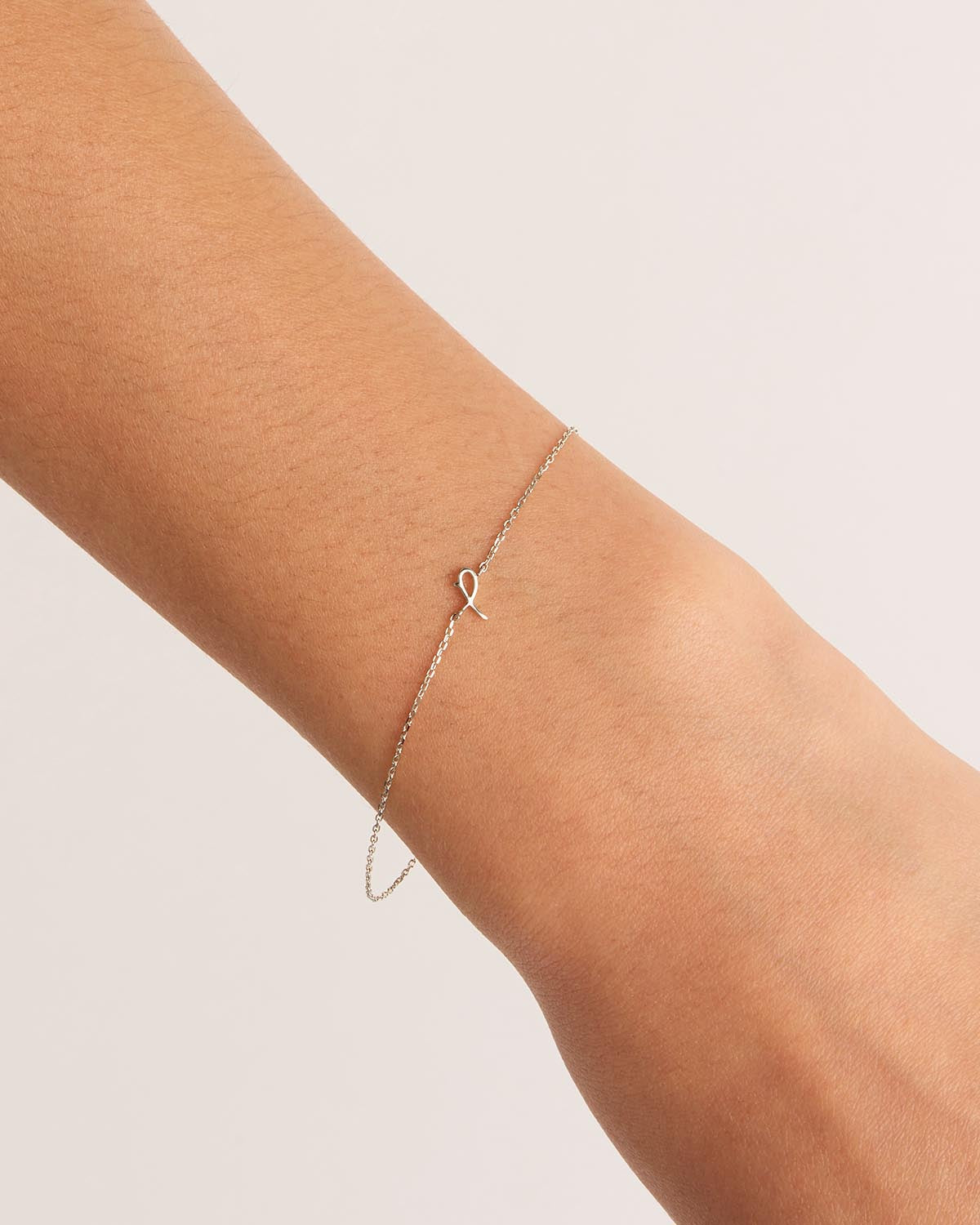 Sterling Silver Love Letter Bracelet - Engraved Romantic Gift for Her - Perfect for Anniversaries, Valentine's Day & Special Occasions