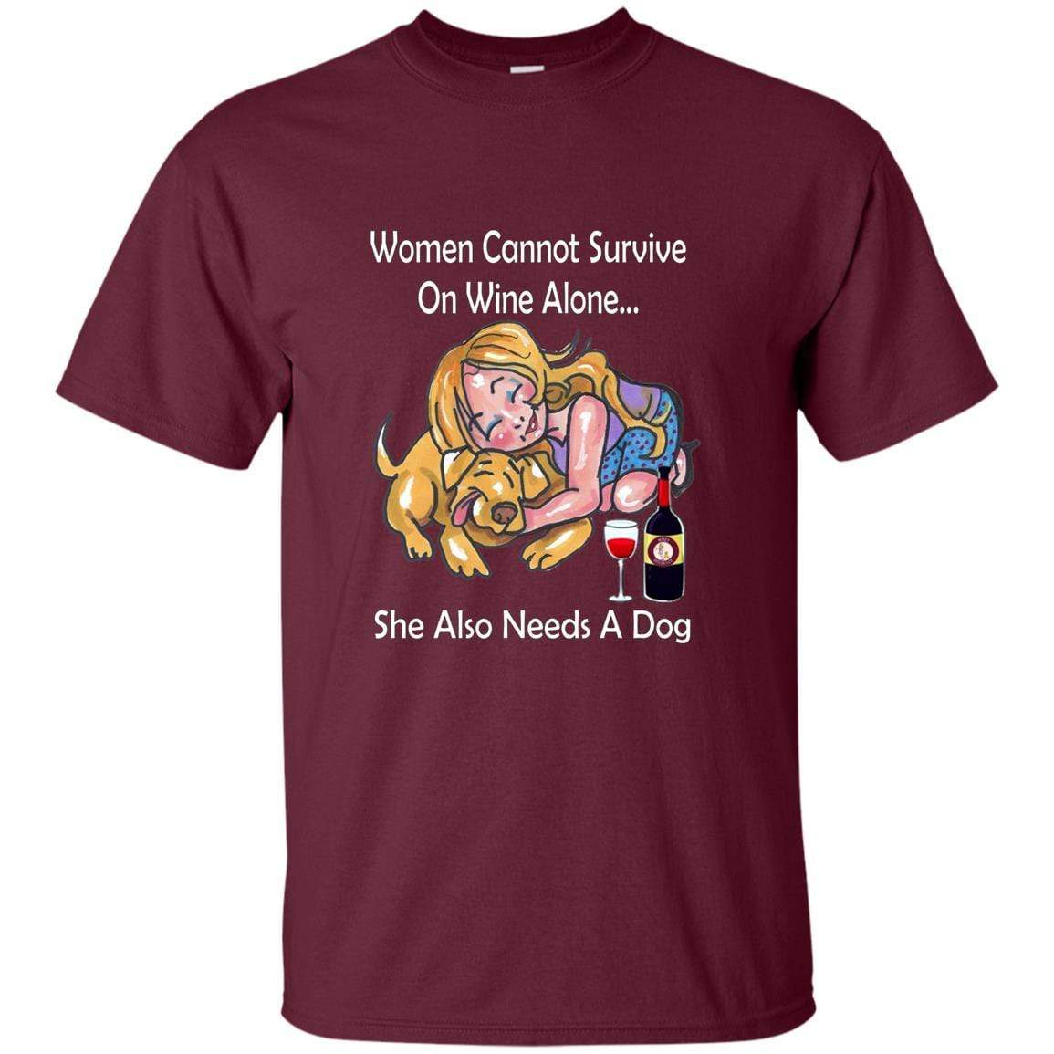 WineyBitches.co Funny Wine Lover T-Shirt - 100% Ultra Cotton Comfortable Women's Tee - Perfect for Wine Tasting Parties & Girls Night Out