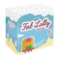 Premium Ice Lolly Molds Set of 6 - BPA Free Silicone Popsicle Makers for Homemade Frozen Treats - Perfect for Summer Parties, Kids Snacks & Healthy Desserts