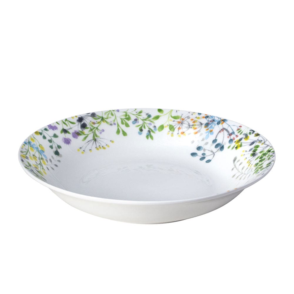 Tivoli Garden 10.25 Inch Serving Bowl - Elegant Porcelain Salad Bowl for Entertaining, Family Dinners & Holiday Gatherings
