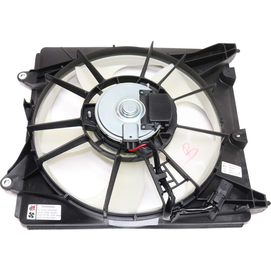 2015 Honda Fit Radiator Cooling Fan Assembly - OEM 190155R1003-PFM & HO3115166 Replacement Part | Perfect for Engine Cooling & Overheating Prevention