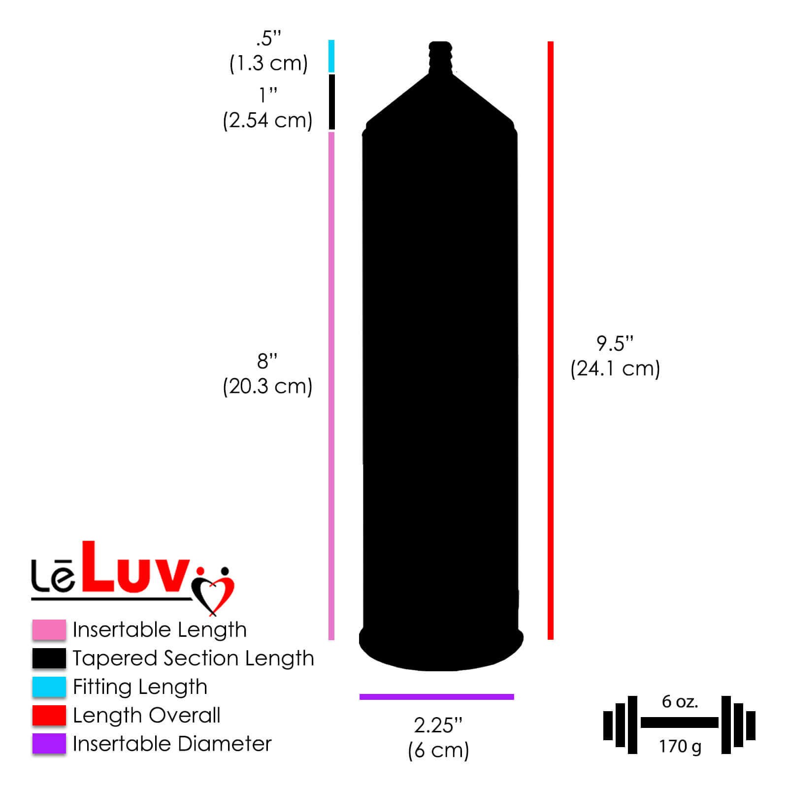 Premium LeLuv Vacuum Pump Vibrating Male Enhancement Kit - Black Sleeve & 4 Constriction Rings for Improved Performance & Intimacy | Perfect for Couples Play & Personal Wellness