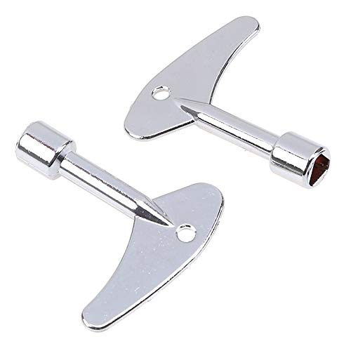 2PCS 62mm Triangle Wrench Key - Replacement Part for M.C Elevator, Subway & High-Speed Rail Systems - Durable Inner Triangular Valve Tool for Water Meters, Industrial Maintenance & Plumbing Repairs