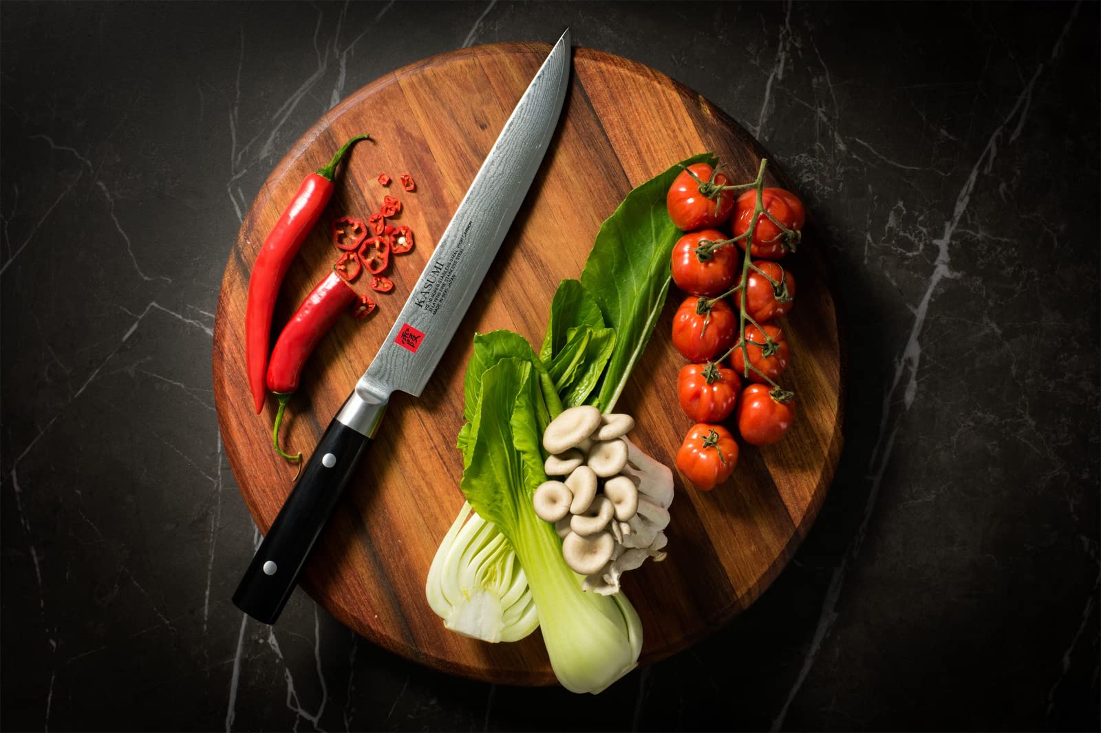 10 Inch Professional Chef Knife - High Carbon Stainless Steel Kitchen Knife with Ergonomic Handle - Perfect for Slicing, Dicing, and Chopping Vegetables, Meat, and Fruits