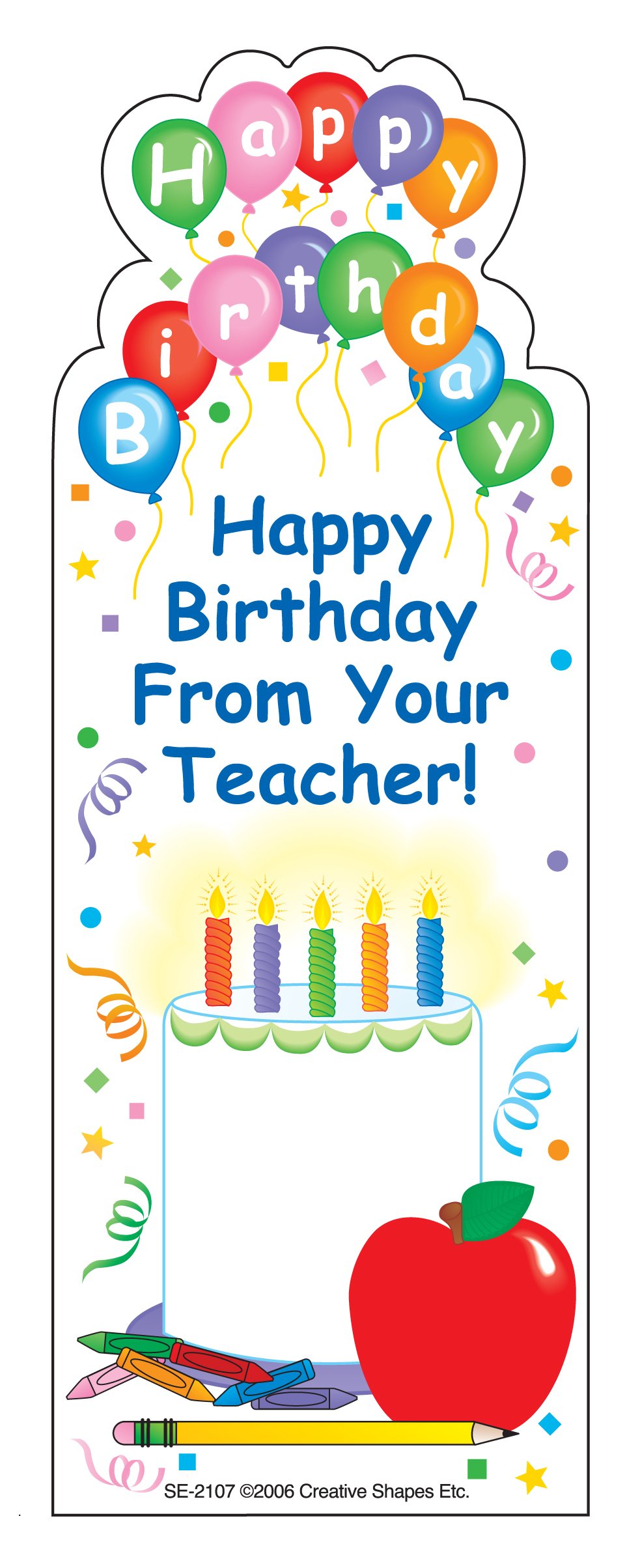 Personalized Teacher Birthday Bookmarks - Thoughtful Gift for Students, Classroom Rewards & Reading Incentives | Perfect for Teacher Appreciation Week, End of Year Gifts & Back to School