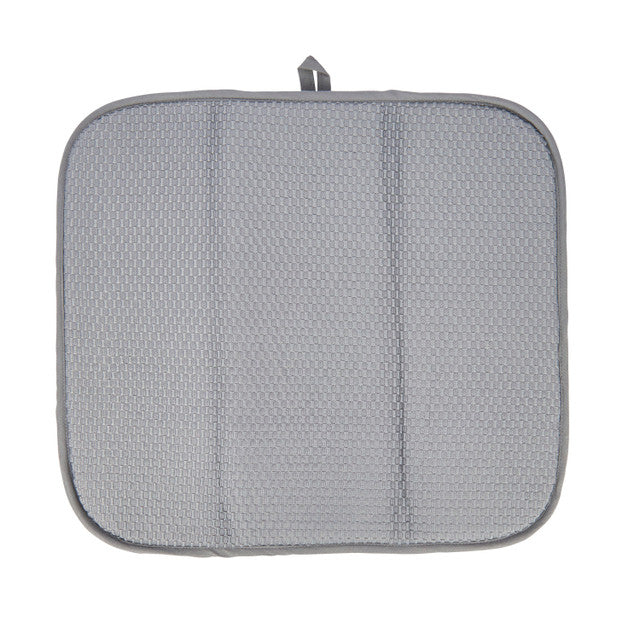 Premium Silicone Dish Drying Mat - Non-Slip, Absorbent Kitchen Counter Mat for Dishes, Cups & Utensils | Perfect for Countertop Protection & Drying Rack Alternative | Ideal for Small Kitchens & RV Use
