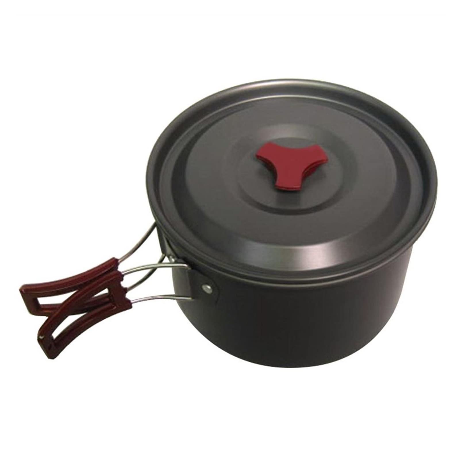 JKYYDS 3L Aluminum Alloy Folding Camping Pot - Lightweight Outdoor Cooking Utensil for Backpacking, Hiking & Picnic | Portable Cookware for Camping Trips & Outdoor Adventures