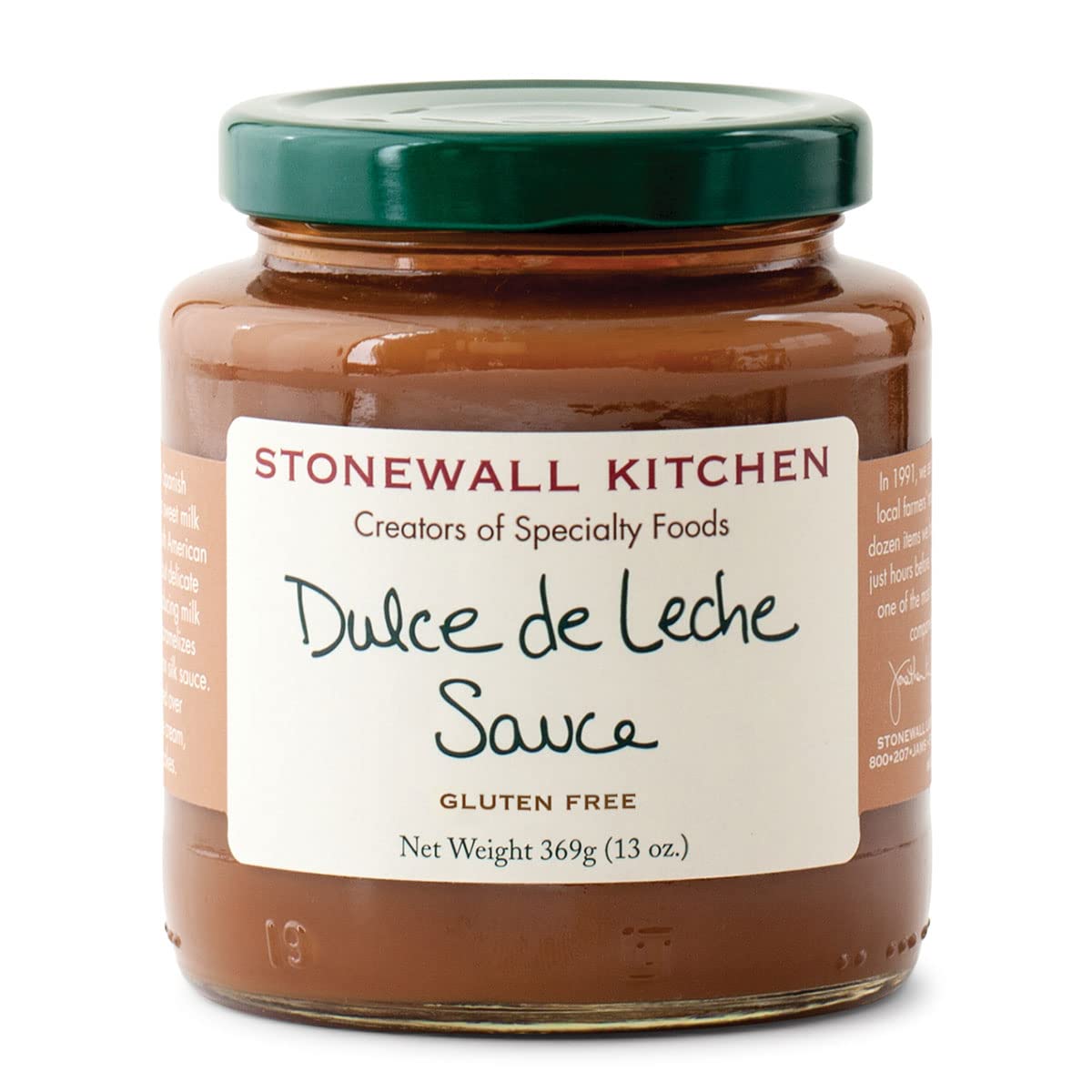 Stonewall Kitchen Dulce de Leche Sauce - Rich Caramel Dessert Topping, 13 oz - Perfect for Ice Cream, Pancakes & Coffee