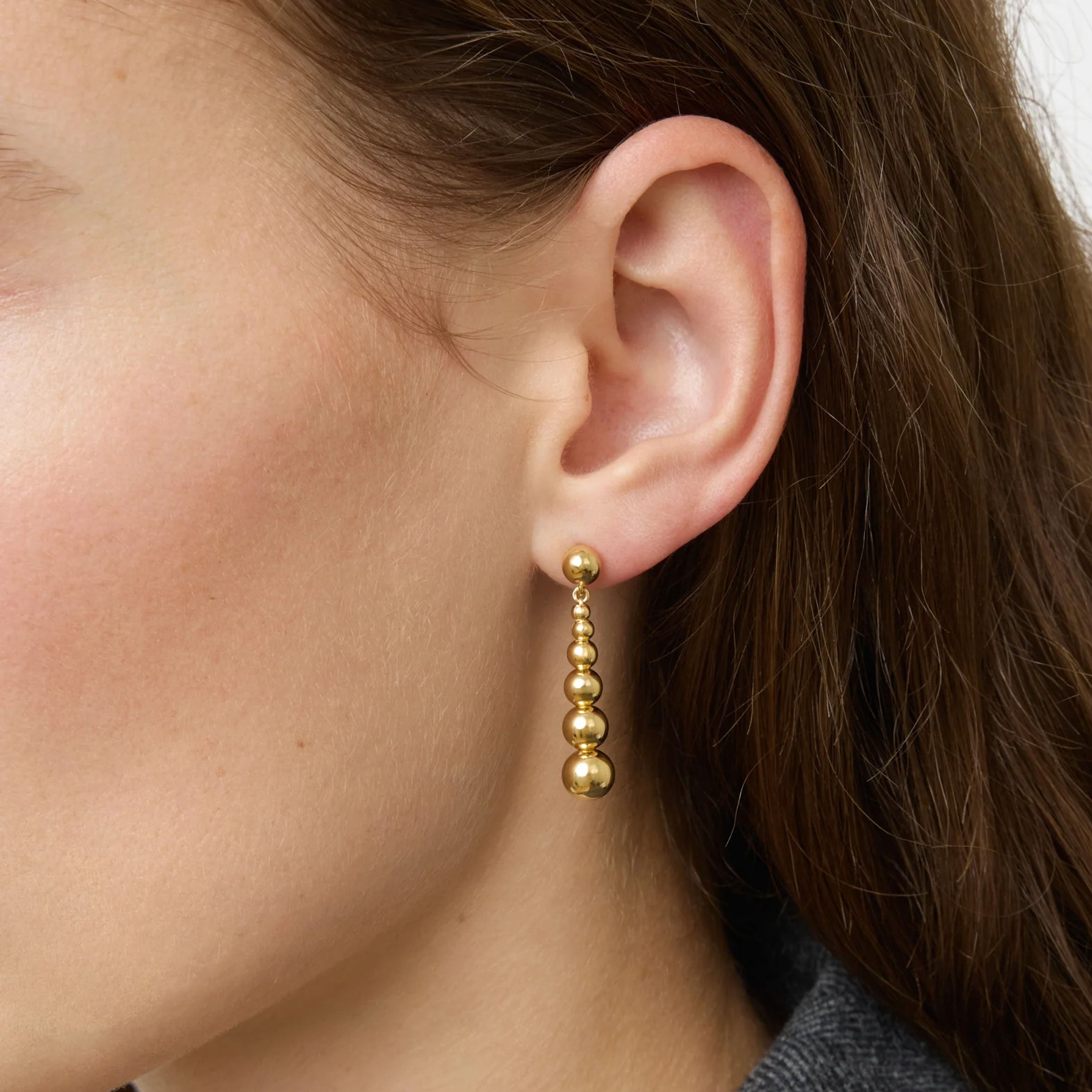 Elegant Rebecca Gold Hoop Earrings for Women - Perfect for Parties, Weddings & Everyday Wear