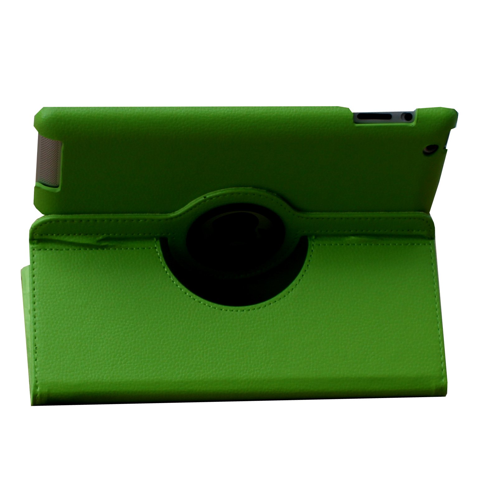 Rotating Magnetic Smart Cover Case for iPad Air 1 (2013 Model A1474/A1475/A1476) - Auto Wake/Sleep Function, Light Green - Perfect for Work, Study & Travel Protection