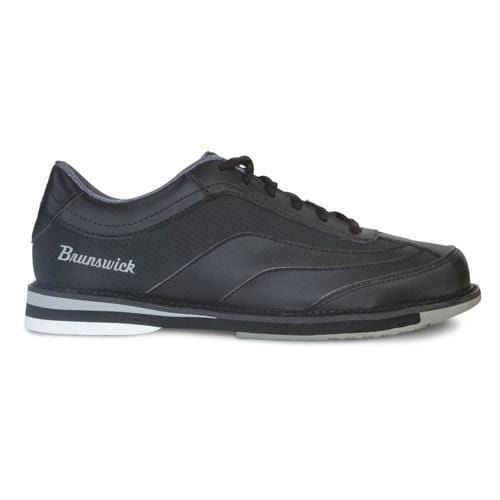 Brunswick Men's Rampage Interchangeable Black Left Hand Bowling Shoes - Comfortable & Durable for League Play & Tournament Bowling