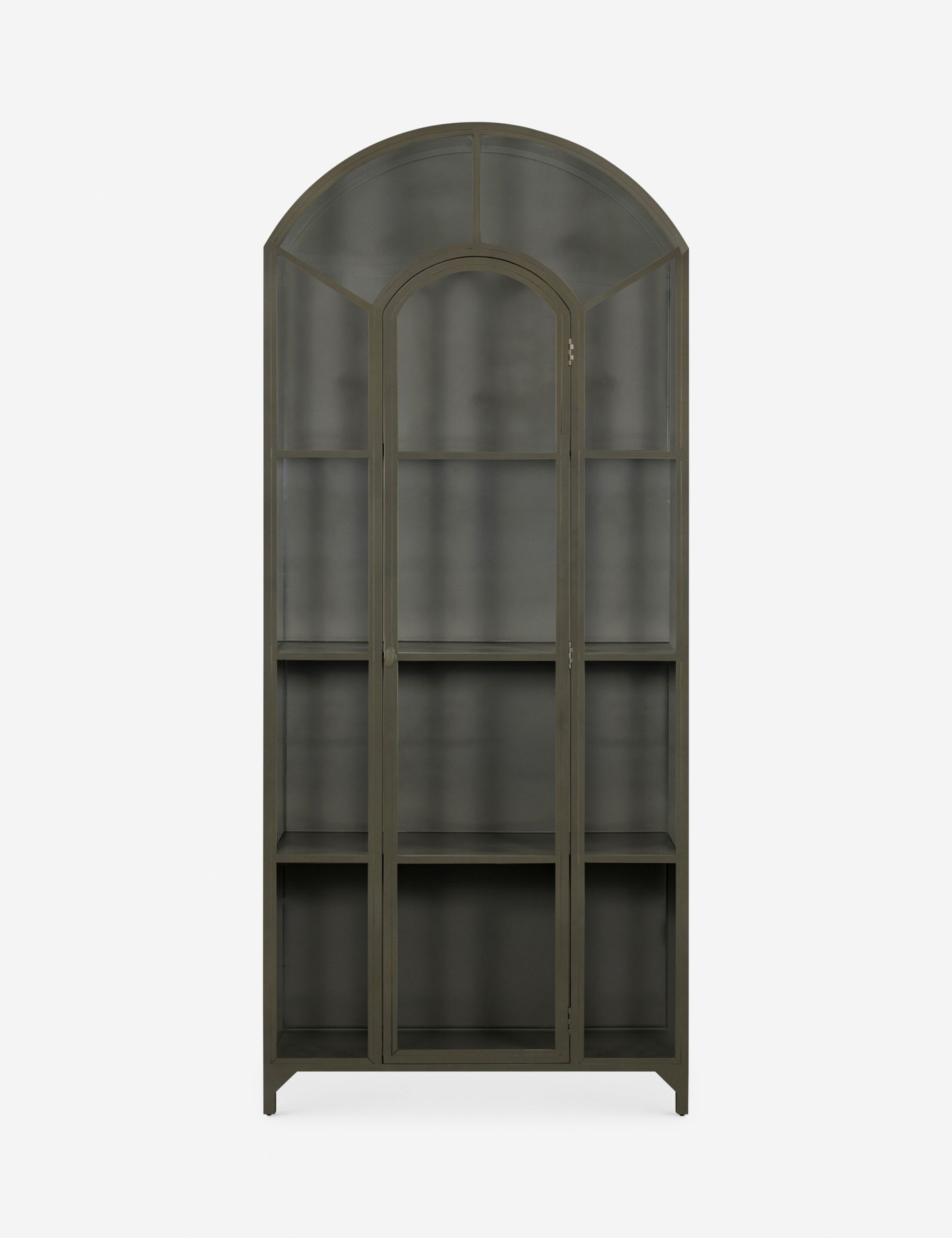 Elegant Cressida Glass Curio Cabinet with LED Lights - Display & Protect Your Collectibles, China, Antiques & Home Decor - Perfect for Living Room, Dining Room & Office