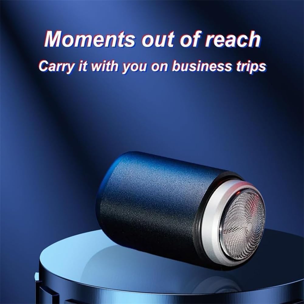 Premium Unisex Mini Portable Electric Shaver - Cordless Rechargeable Travel Shaver for Men & Women - Compact Pocket-Sized Design with USB Charging (2 Pack) - Perfect for Travel, Gym, Office & On-The-Go Grooming
