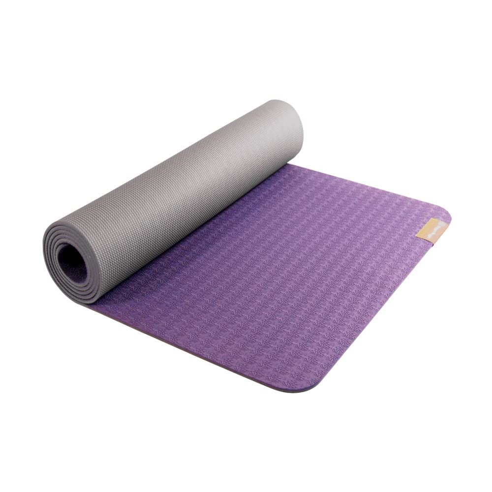 Hugger Mugger Earth Elements 5mm Yoga Mat - Non-Toxic Biodegradable, Reversible & Grippy Texture for Stability, Lightweight Cushioning for Comfort | Ideal for Hot Yoga, Pilates, Home Workouts & Meditation Practice