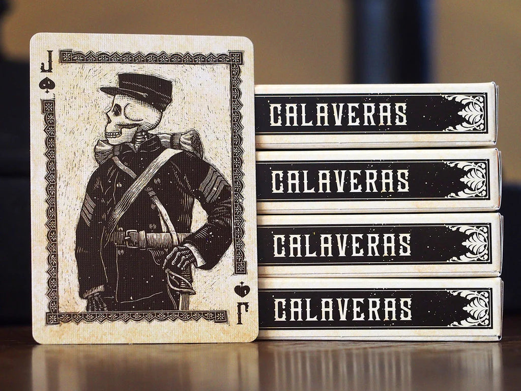Premium Calaveras Playing Cards - Unique Skull-Themed Deck for Poker, Magic Tricks & Collectors | Perfect for Game Nights, Gifts & Halloween Parties