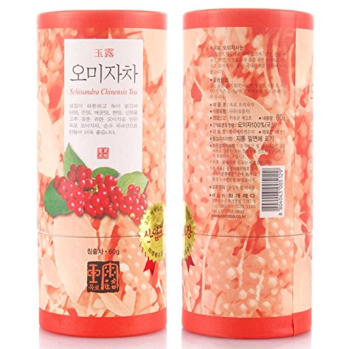 Premium Korean Schisandra Berry Tea (60g) - Organic Omija Tea for Energy, Stress Relief & Immunity Boost - Perfect for Daily Wellness & Relaxation