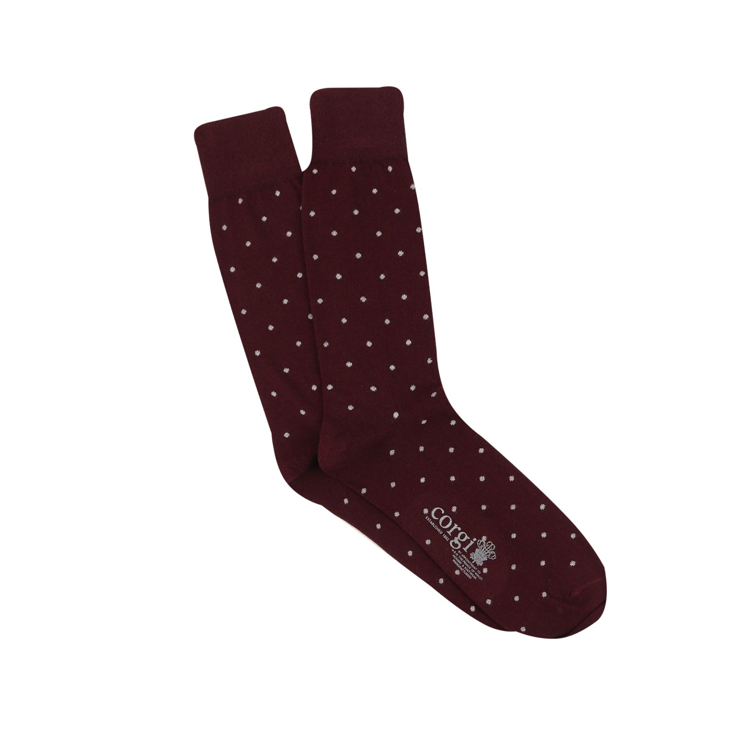 Premium Men's Formal Pin Dot Cotton Dress Socks - Comfortable & Breathable for Business, Office & Special Occasions