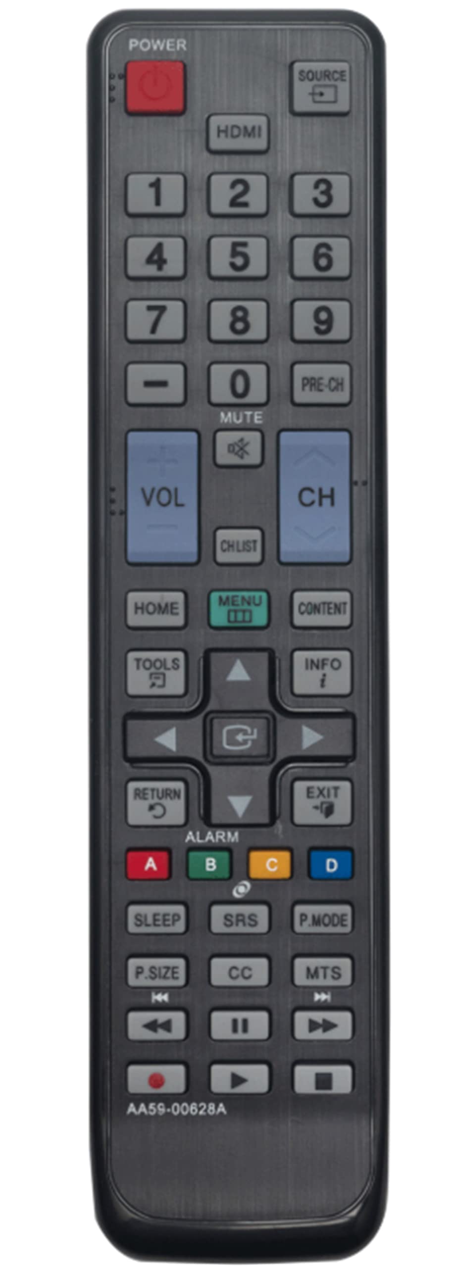Original AA59-00628A Replacement Remote Control Compatible with Samsung Smart LED LCD TVs - Perfect for Home Entertainment & Easy TV Operation
