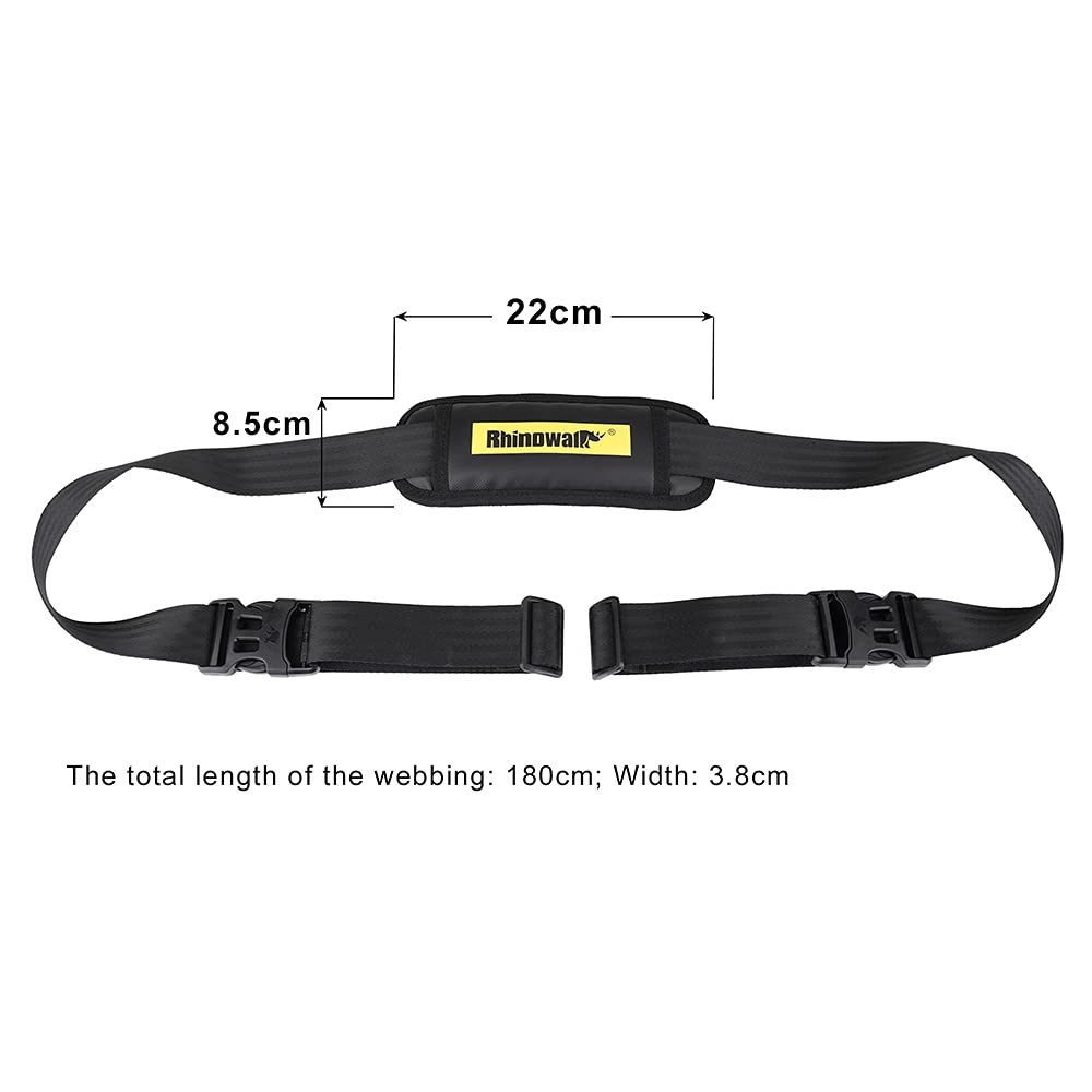 Rhinowalk Adjustable Shoulder Strap for Kick Scooter, E-Bike, Folding Bike & Skateboard - Portable Carrying Strap for Commuting, Travel & Outdoor Activities