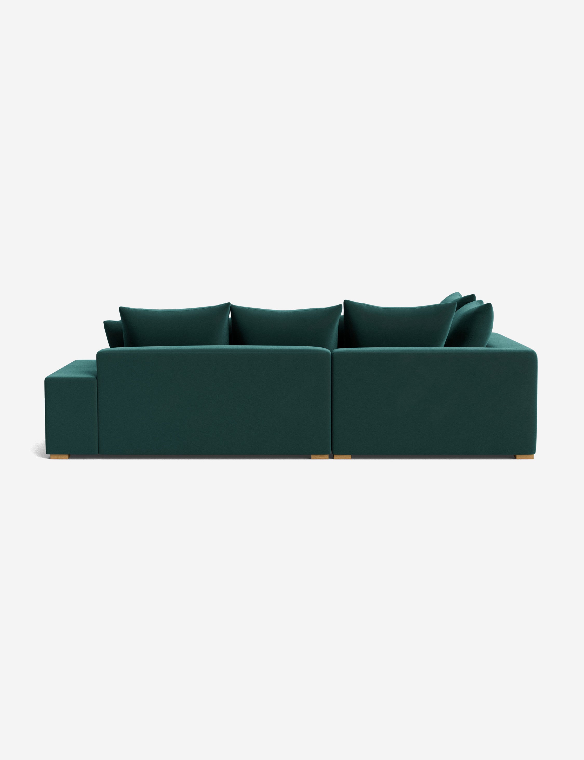 Stylish Clayton Sectional Sofa - Modern L-Shaped Couch for Living Room, Home Theater & Lounge Areas | Comfortable Fabric Upholstery & Spacious Seating