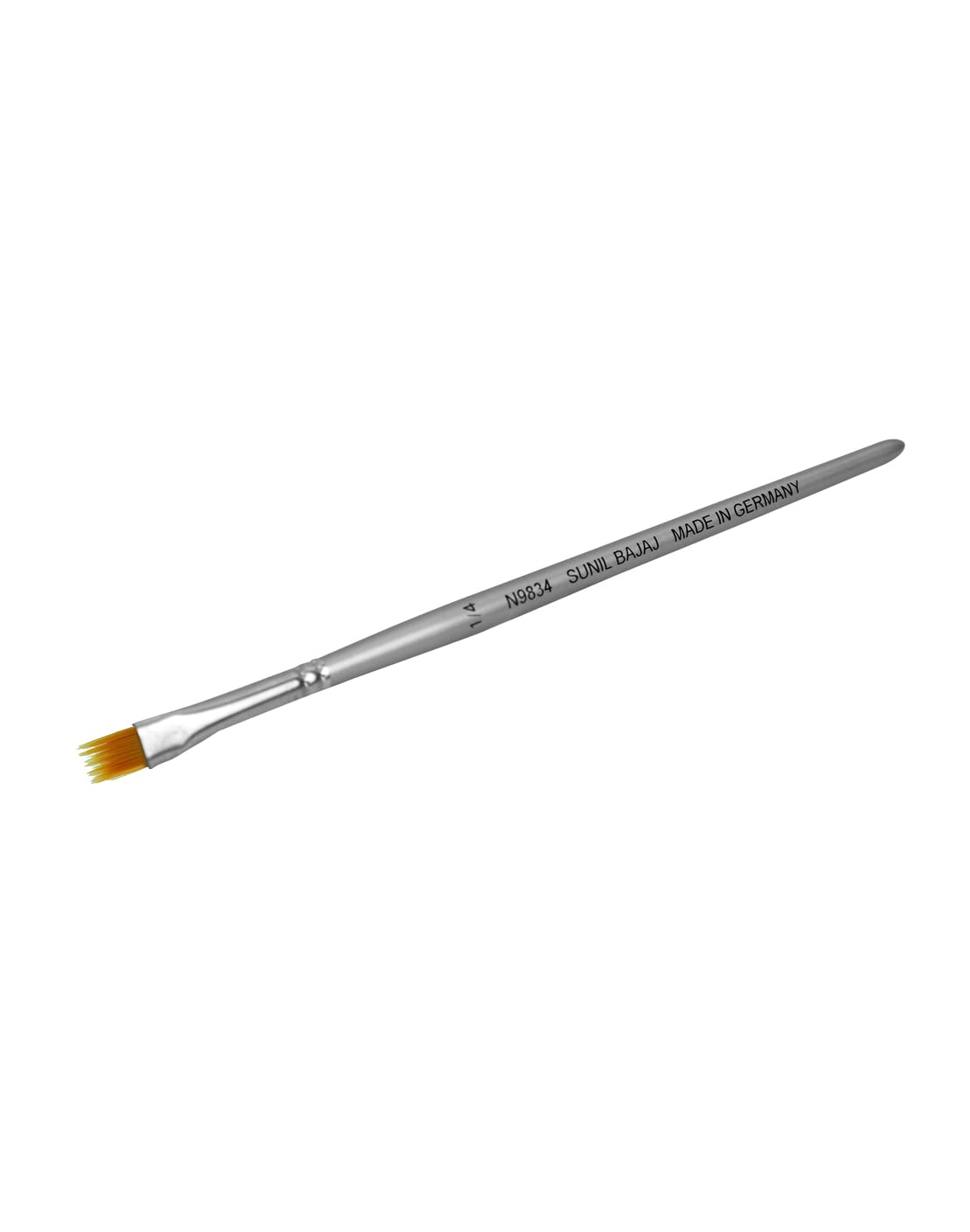 Sunil Bajaj Professional Nail Art Brush - 1/4 Inch Fine Detailing Brush (1PC, Model N9834) for Acrylic Nails, Gel Polish & DIY Nail Designs - Perfect for Salon & Home Manicures