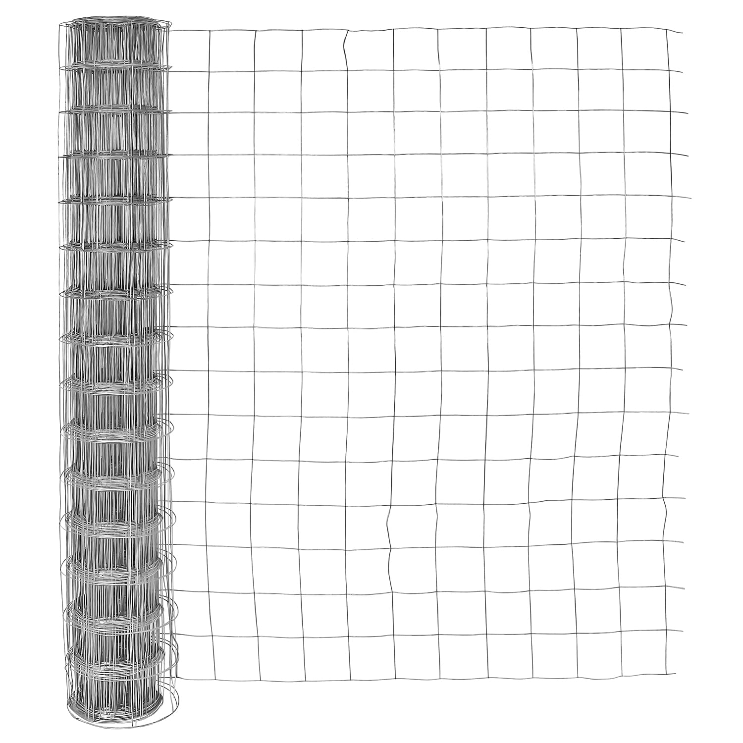 5 ft. x 100 ft. Galvanized Welded Wire Fence Roll - 16 Gauge 4