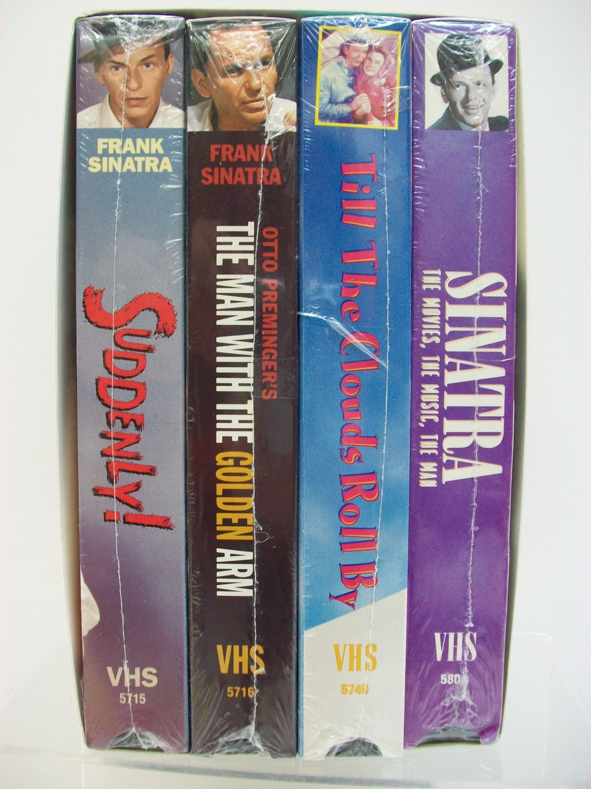 Frank Sinatra DVD Collection - 4 Classic Movies Set (Sinatra: The Movies, The Music, The Man / Till the Clouds Roll By / The Man with the Golden Arm / Suddenly) - Perfect for Vintage Film Lovers & Music Enthusiasts
