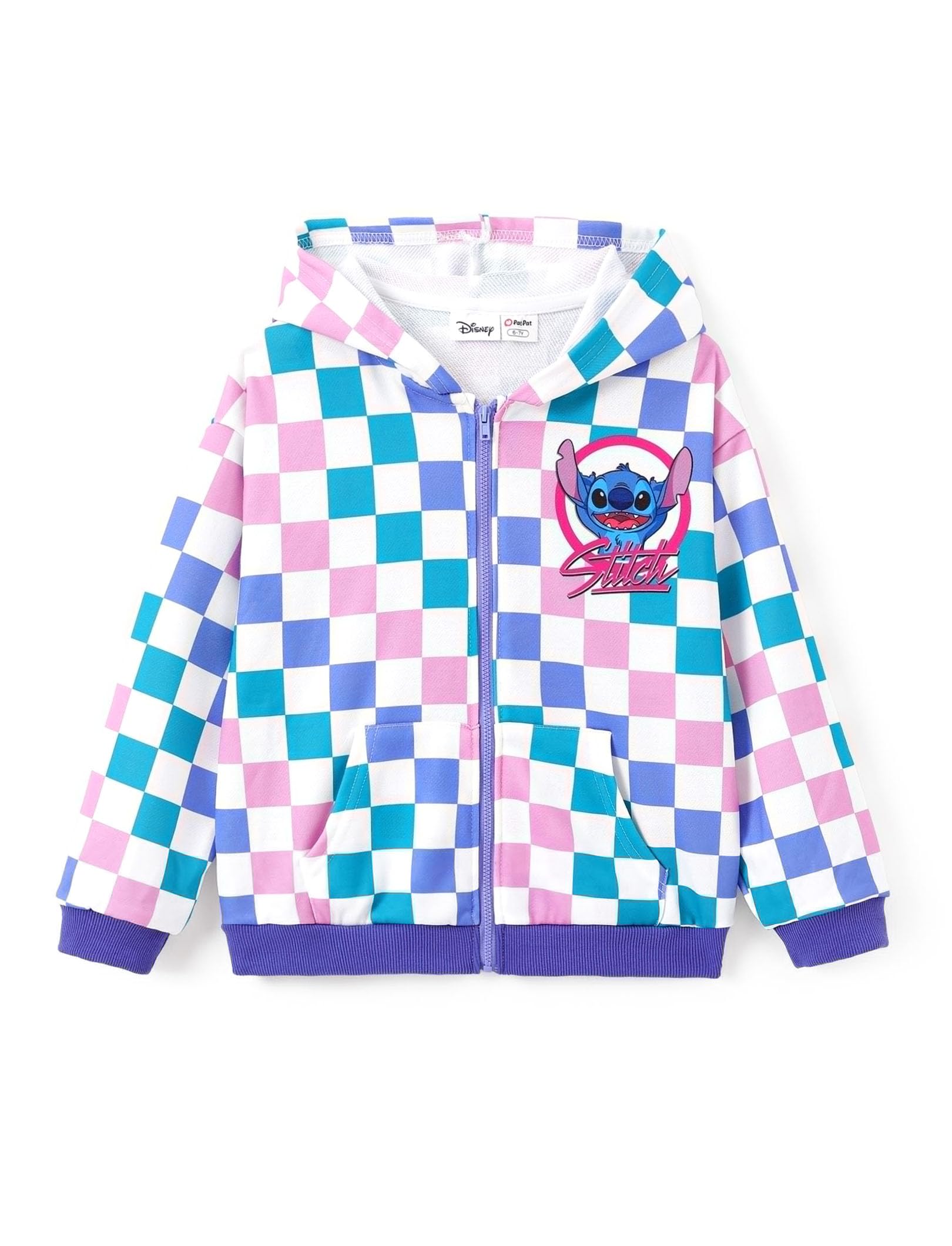 Disney Frozen Elsa Princess Cinderella Belle Stitch Girls Hoodie - Zip Up Hooded Jacket Sweatshirt for Toddler & Kids | Unisex Winter Wear for School, Playdates & Family Outings