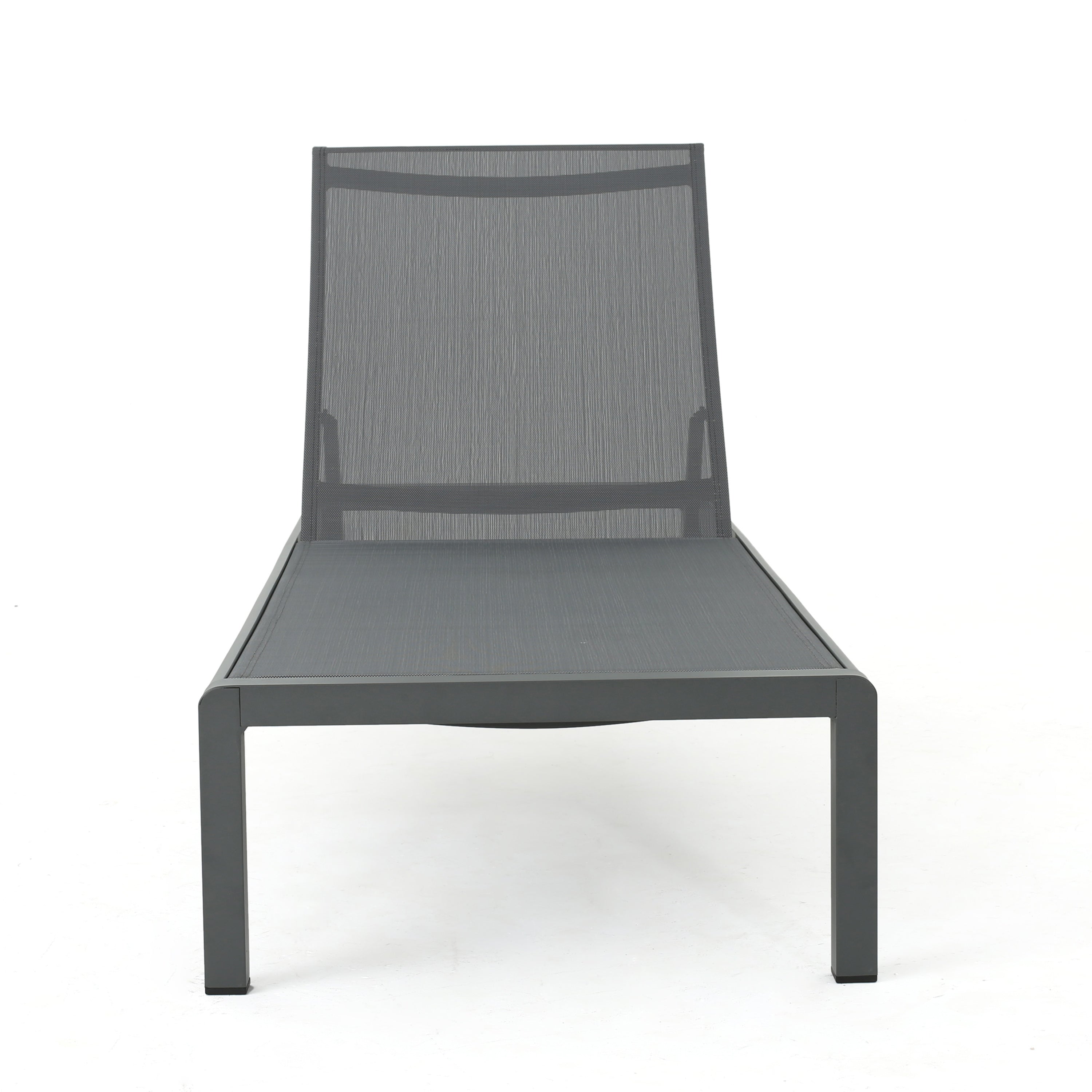 Cape Coral KD Chaise Lounge Set of 2 in Gray (MP2) - Perfect for Patio, Poolside & Outdoor Relaxation