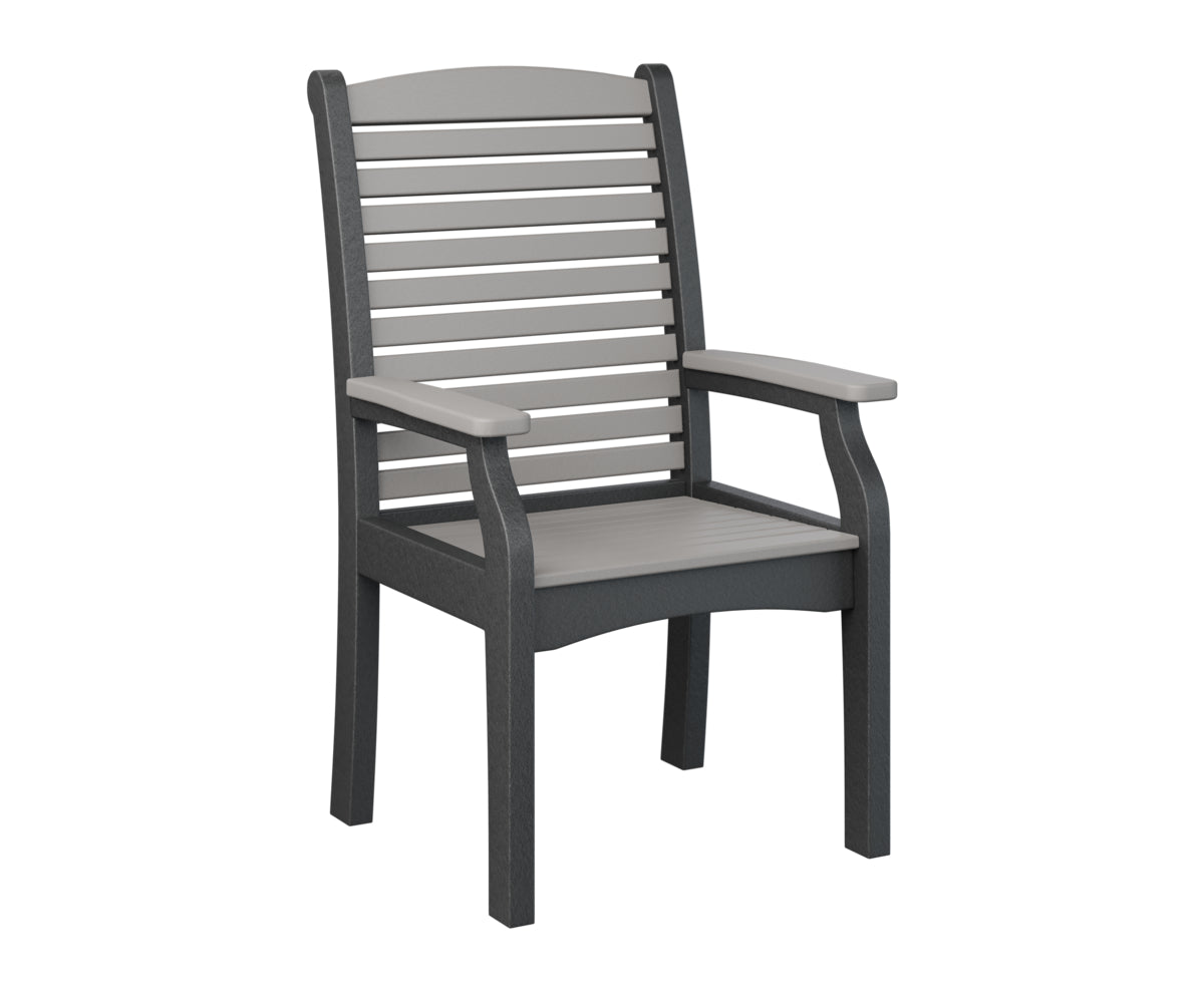 Berlin Gardens Classic Terrace Dining Chair - Weather-Resistant Outdoor Patio Furniture for Garden, Deck, and Poolside Use