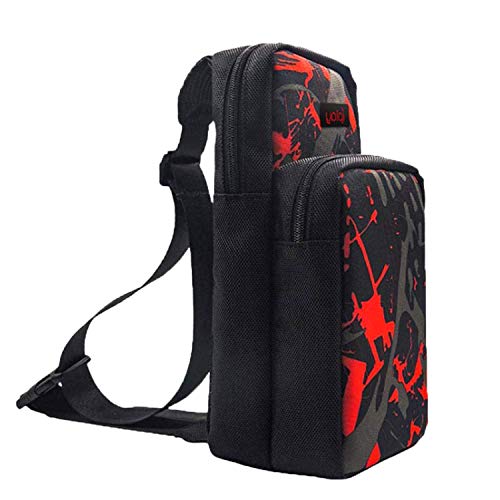 AOPUTTRIVER Nintendo Switch Travel Backpack - Protective Storage Sling Shoulder Bag for Switch Console, Dock, Joy-Con Grip & Accessories - Compatible with iPhone & iPad - Perfect for Gaming on the Go, Travel & Commuting