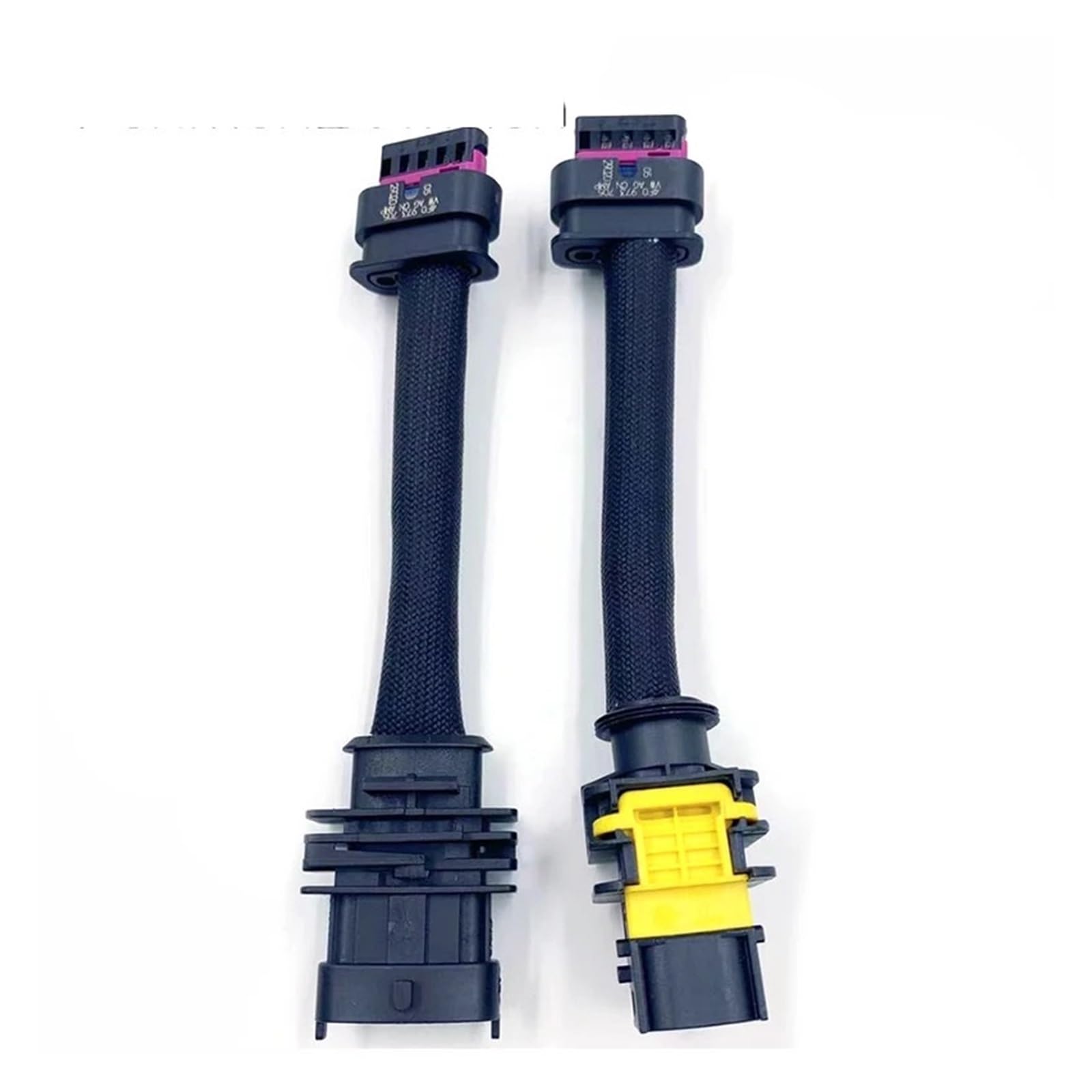 5-Pin Automotive NOX Sensor Connector Adapter - 4 to 5 Pin Conversion Harness Plug for Cummins & B~SCH Vehicles (5-Piece Set) - Perfect for Diesel Engine Emissions System Repairs & Upgrades