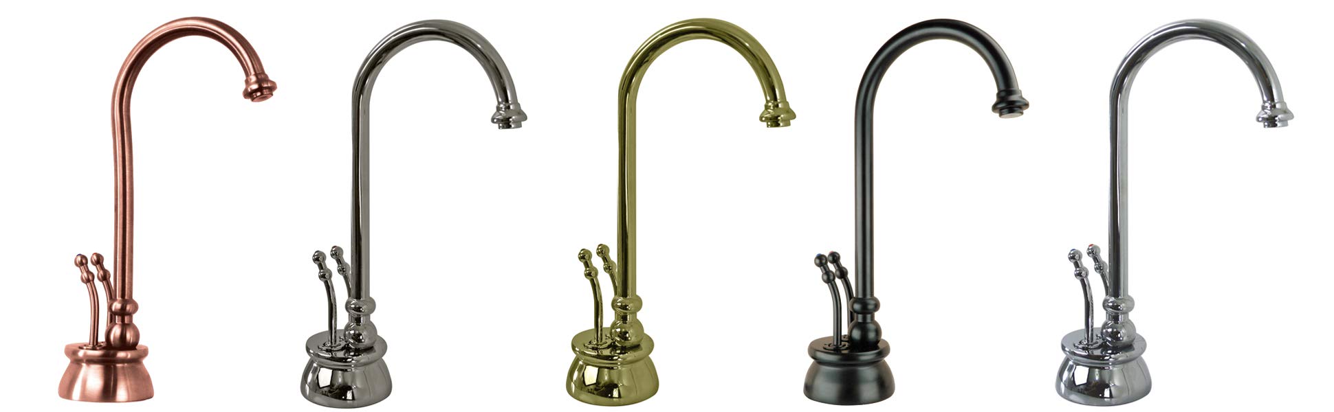 Westbrass D262-12 Docalorah 10-Inch 2-Handle Hot and Cold Water Dispenser Faucet - Oil Rubbed Bronze Finish (Tank Sold Separately) - Perfect for Kitchen Sinks, Bar Areas, and Office Water Coolers