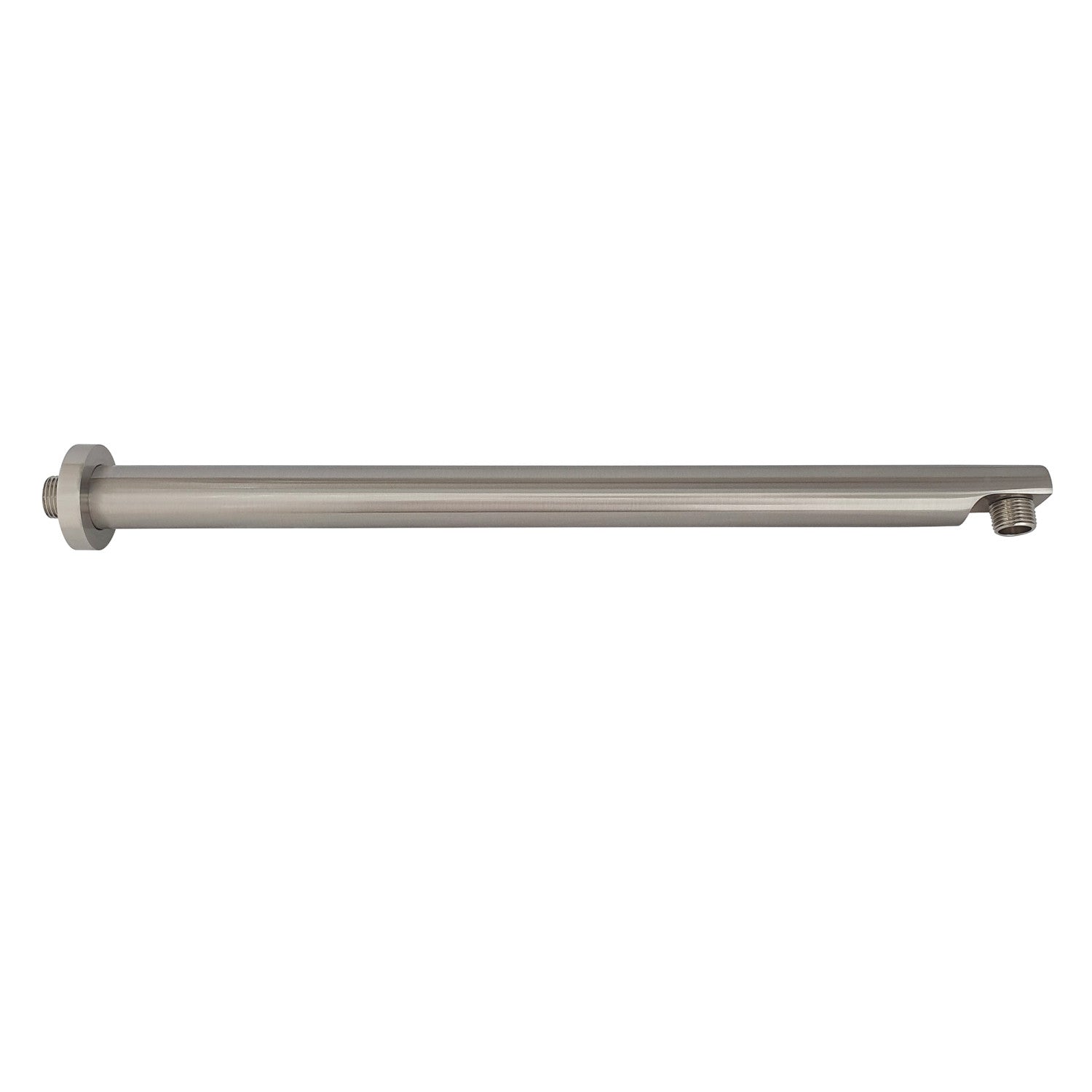 AquaElements K8119E8 18.9 Inch Rain Drop Shower Arm with Flange, Brushed Nickel Finish - Perfect for Modern Bathroom Renovations & Spa-Like Shower Experience