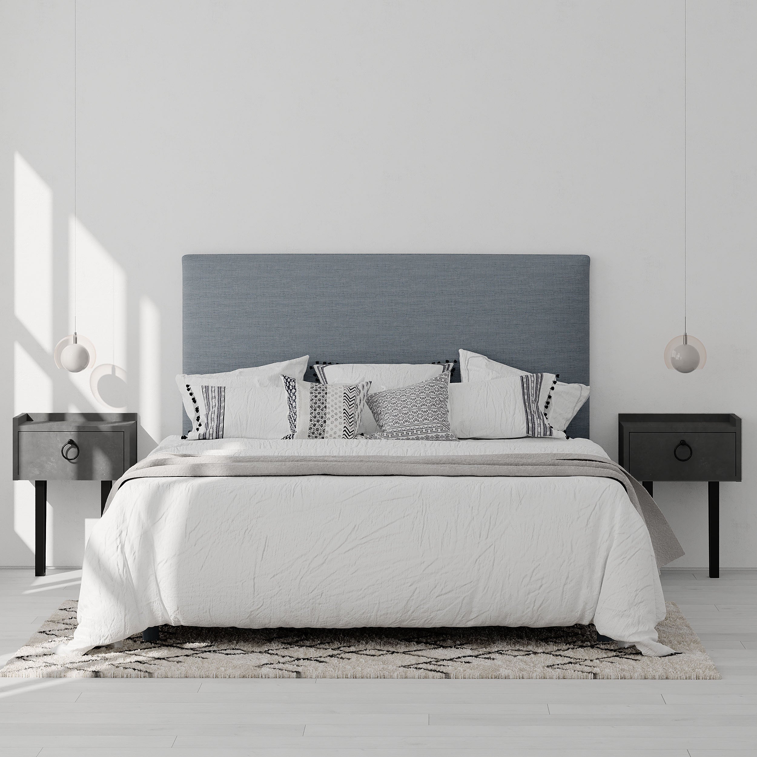 Modern Weston Nightstand with USB Ports - Stylish Bedside Table for Bedroom, Living Room & Office - Perfect for Charging Devices & Storage