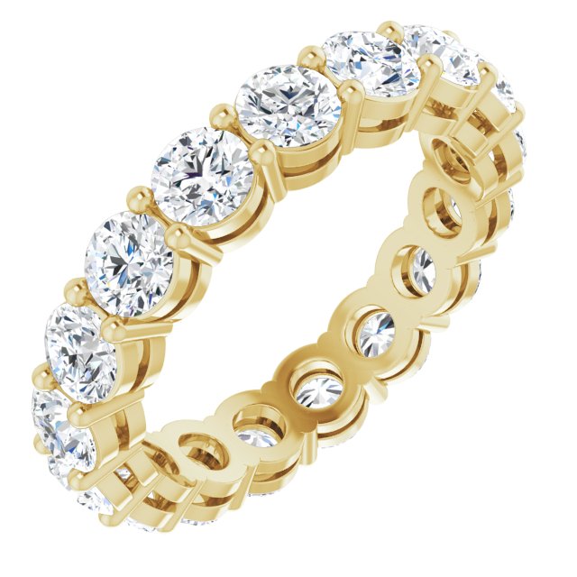3.57 Carat Round Diamond Eternity Wedding Band - Classic Diamond Ring for Women, Perfect for Anniversary, Engagement & Special Occasions