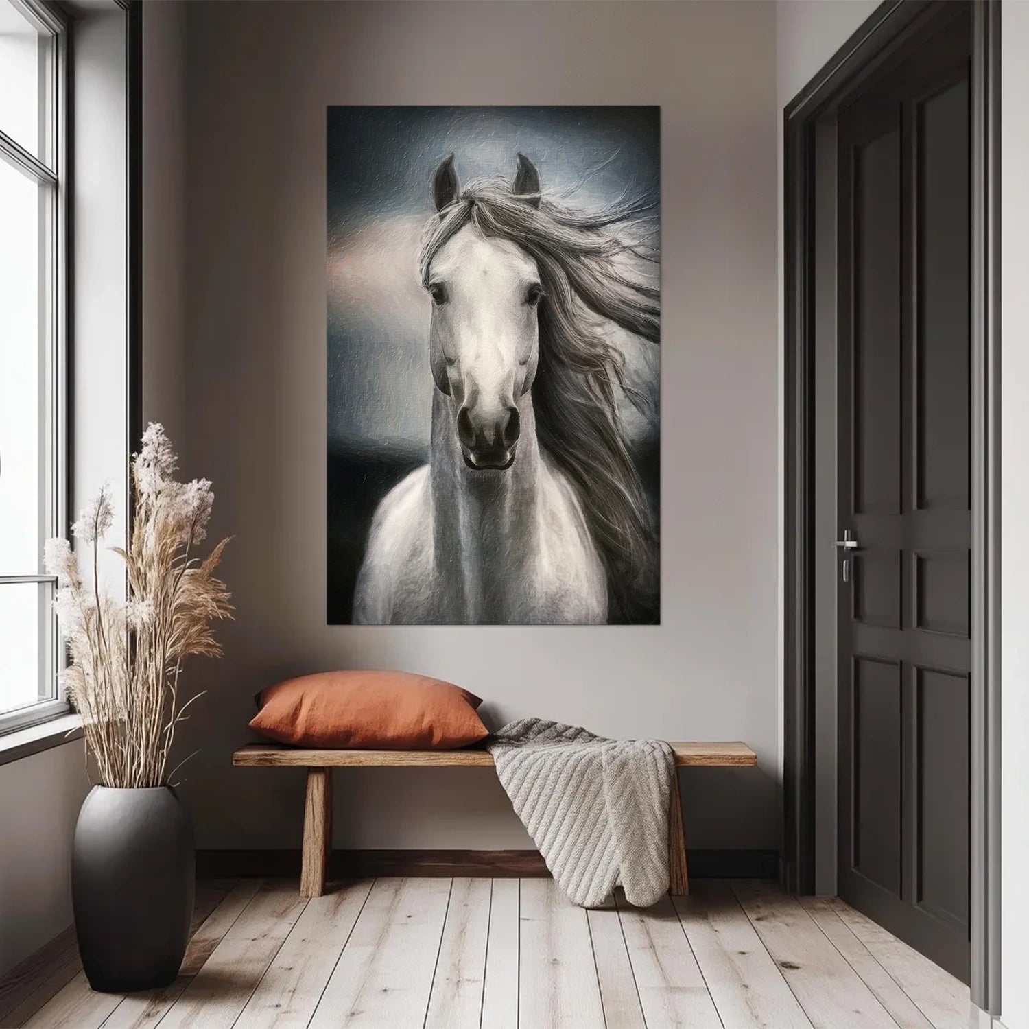 Animal Art Painting #AP109 - Handmade Canvas Wall Decor for Living Room, Bedroom & Office - Perfect Gift for Pet Lovers & Home Decor