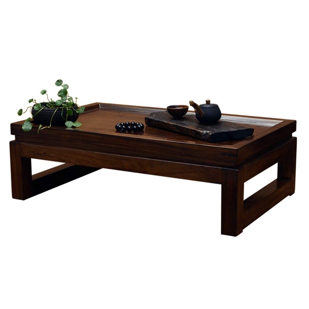 Modern Brown Coffee Table - 70x45x30cm Low Living Room Table for Sofa, Bedside, Balcony | Multi-Functional Laptop Desk & Decorative Side Table | Perfect for Small Spaces, Apartments & Home Decor