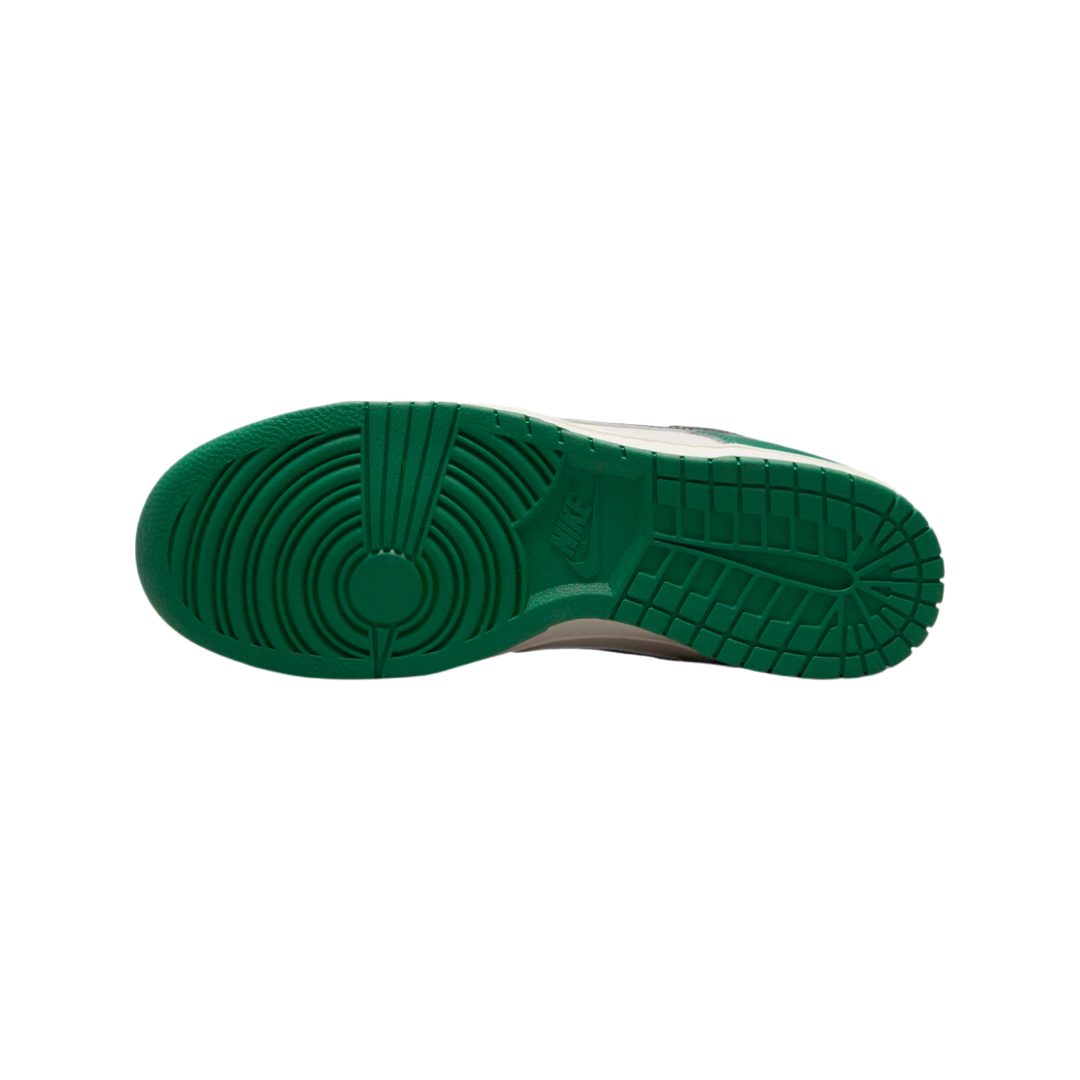 Nike Dunk Low Retro SE Sneakers - Pale Ivory & Black Malachite Colorway | Men's Basketball Shoes for Casual Wear & Street Style