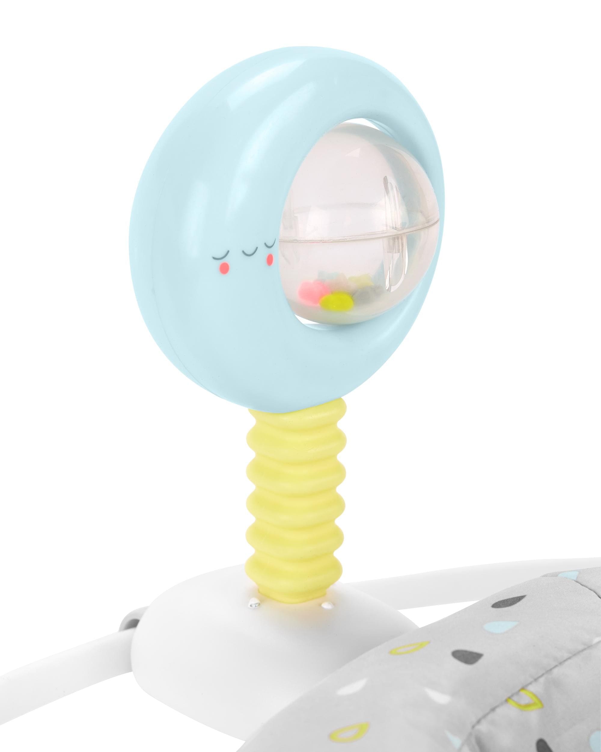 Skip Hop Silver Lining Cloud Play & Fold Baby Activity Jumper - Interactive Infant Toy for Playtime & Early Development, Perfect for Nursery & Daycare Use