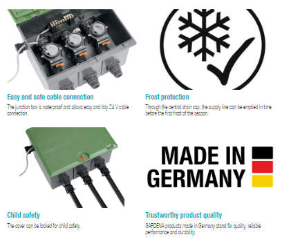 Gardena Valve Box V3 - Durable Outdoor Water Valve Enclosure for Irrigation Systems | Perfect for Lawn, Garden & Landscape Watering Solutions