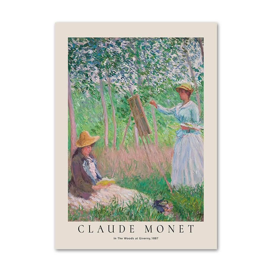 Monet Impressionist Art Canvas Posters - High Quality Wall Decor for Living Room, Bedroom & Office | Perfect Gift for Art Lovers
